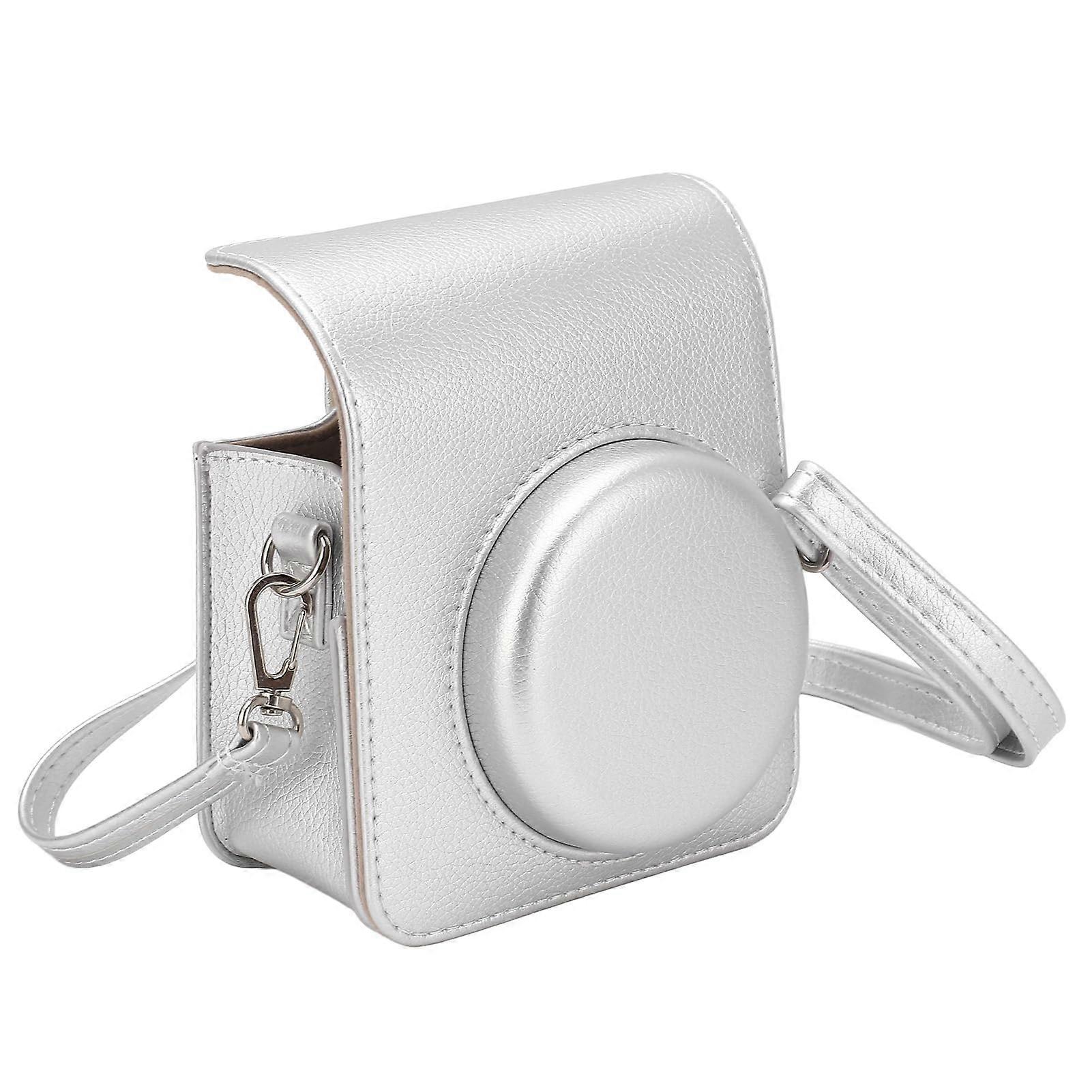 Instant Camera Protective Case, ScratchProof Instant Camera Mount for Travel (Silver)