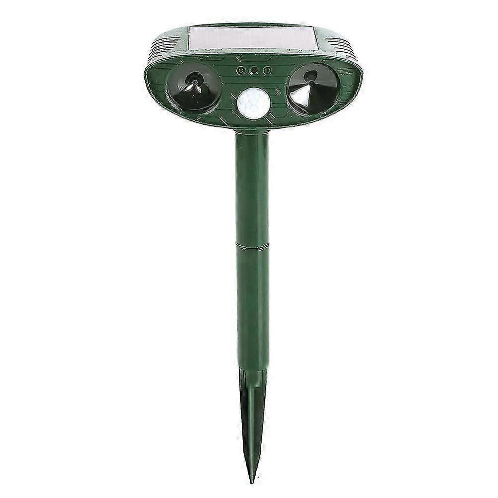 مبيد في الهواء الطلق طارد بالموجات فوق الصوتية جديد الاستشعار حديقة الآفات الماوس الثعلب القط الخفافيش طارد رادع ندب جديد