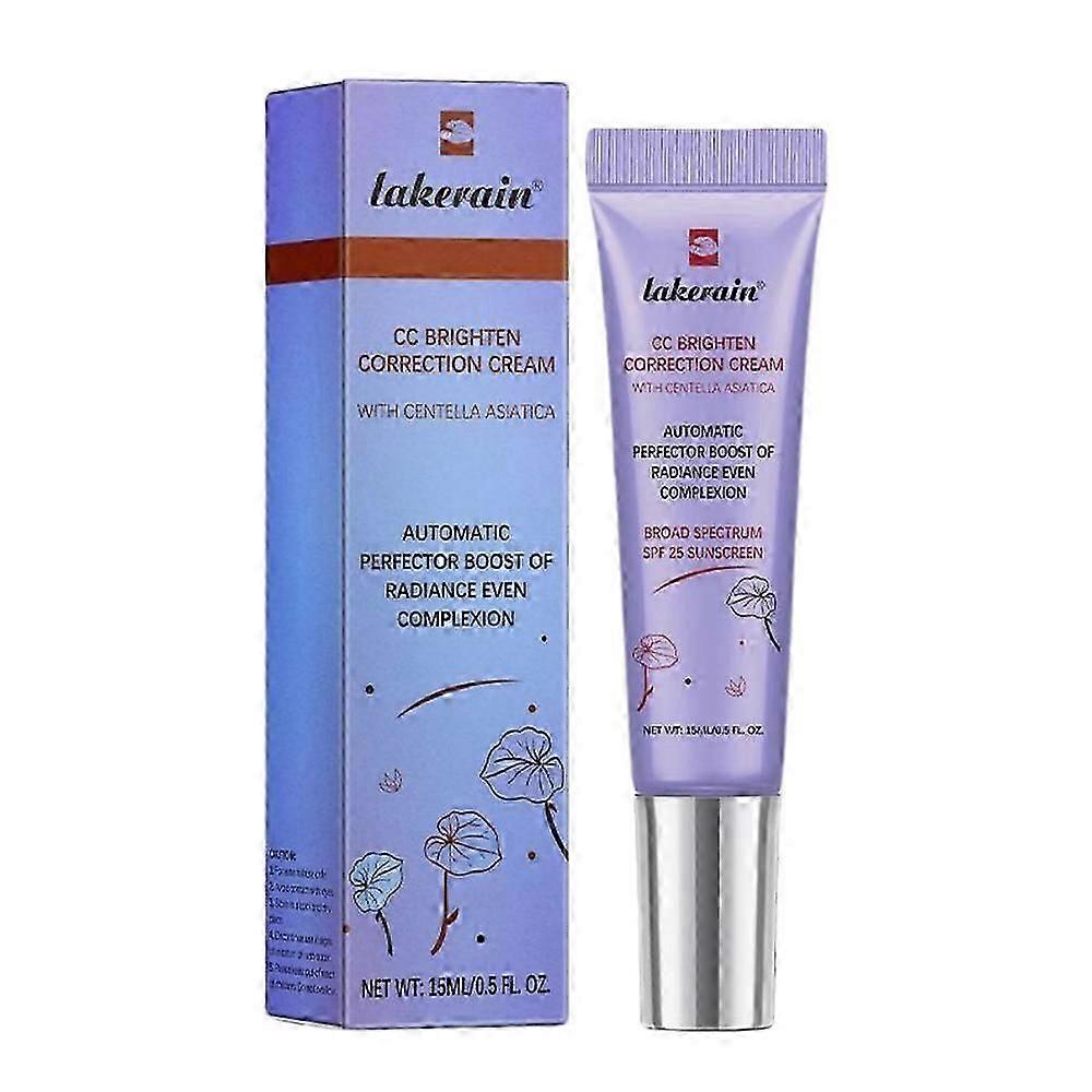 CC Red Correction Cream with Centella Asiatica, Cream Against Redness with Centella Asiatica, Even Skin Tone Concealer with Soothing Effect