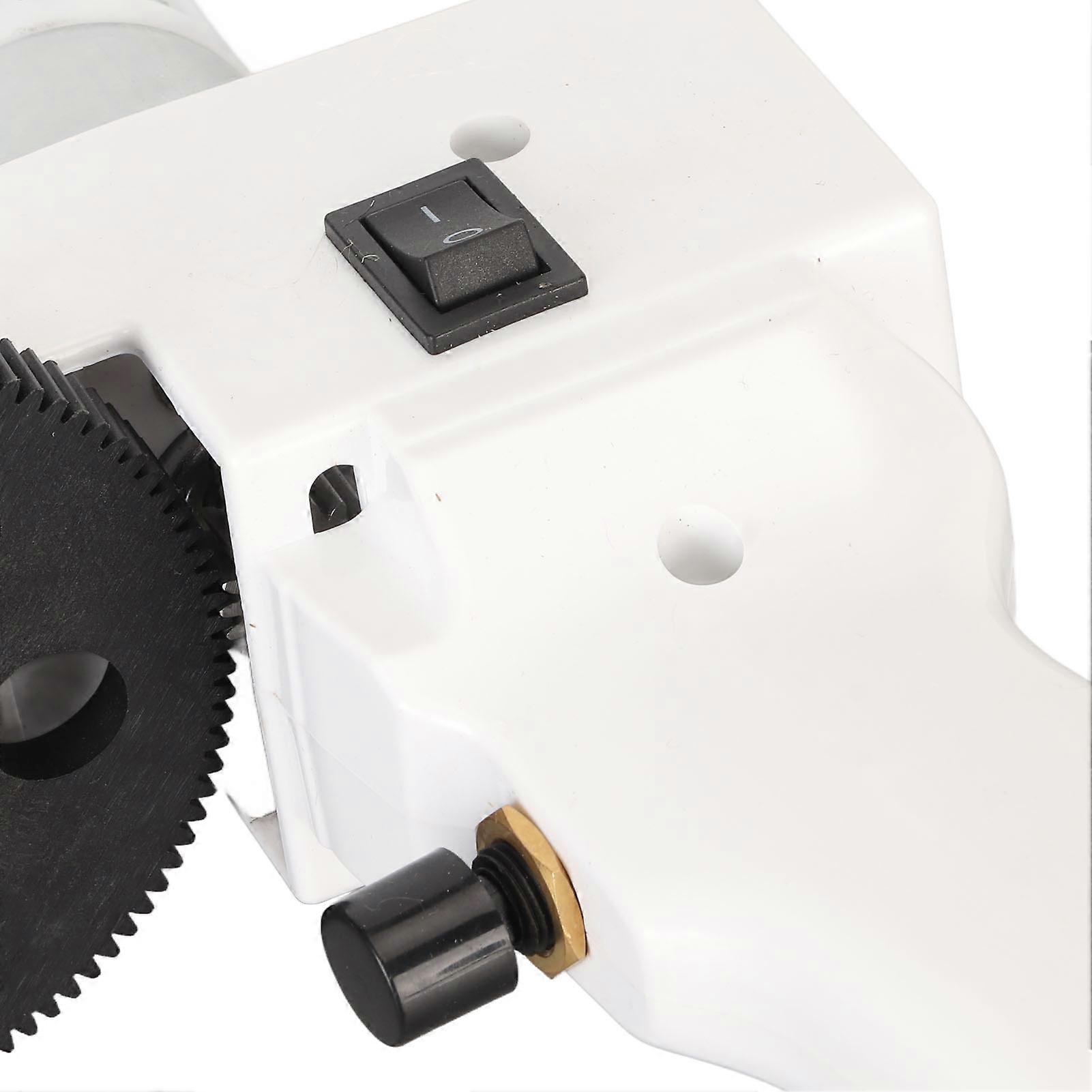 Rug Tufting Machine Adjustable Speed Hand Crafted Electric Carpet Gun Machine for DIY 100‑240V White US Plug