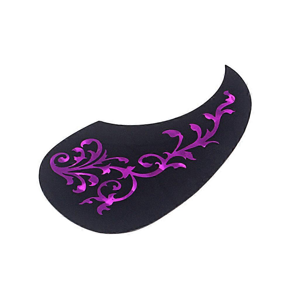 Guitar Pickguard Decal Small Pickguard Acoustic Anti-Scratch Material 128mm for Guitarists 1Pack