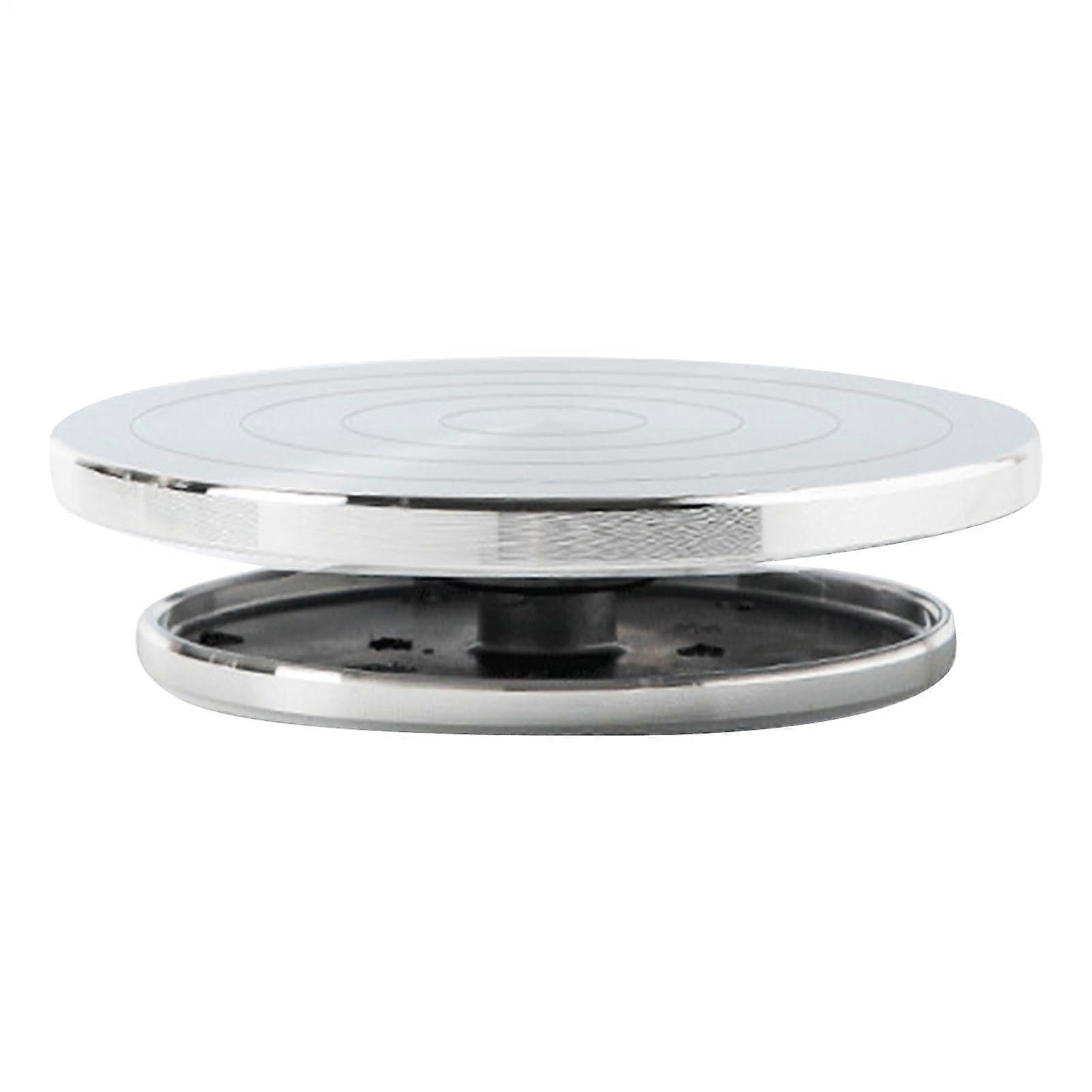 Potter's wheel for strips – revolutionary turntable for clay modeling Nonslip craft tool, silver L
