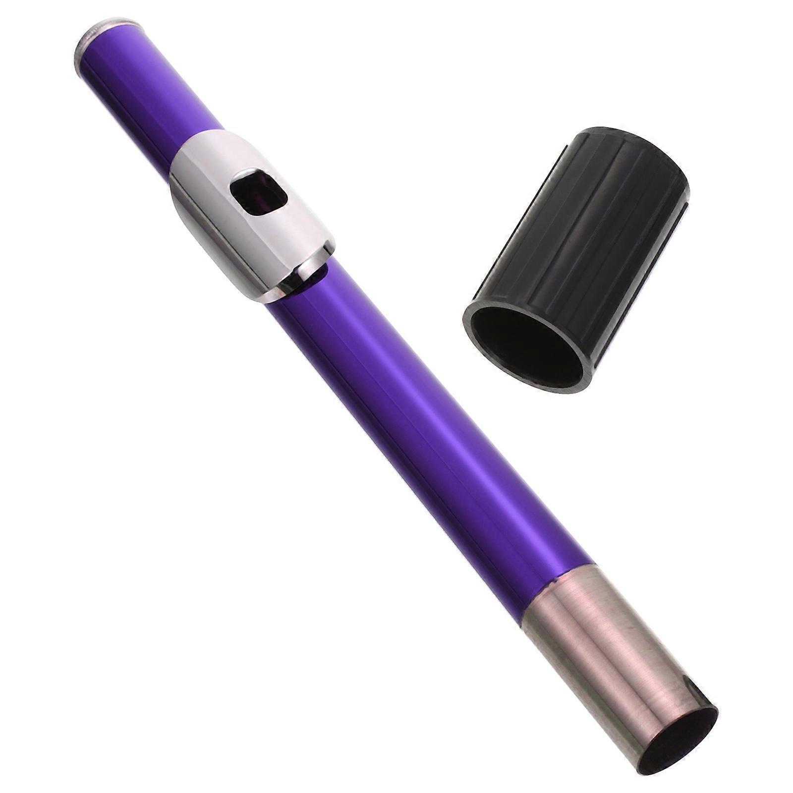 Woodwind Instrument Supplies Practical Flute Metal Flute Music Practice Students Smooth Surface 22.5X2CM 1Set
