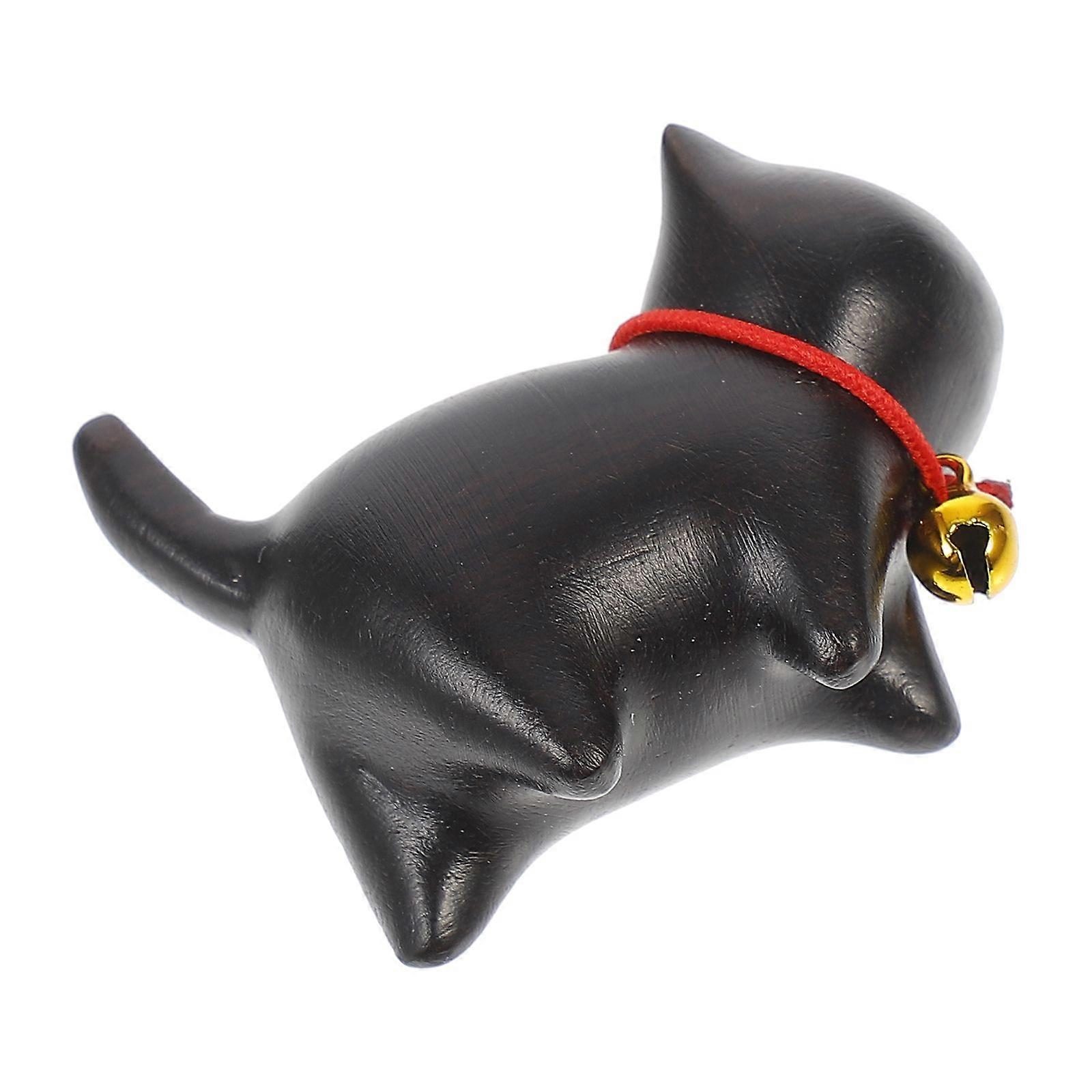 Creative Cat Statue Ornament Lovely Cat Figurine Ornament Cat Figurines Toy