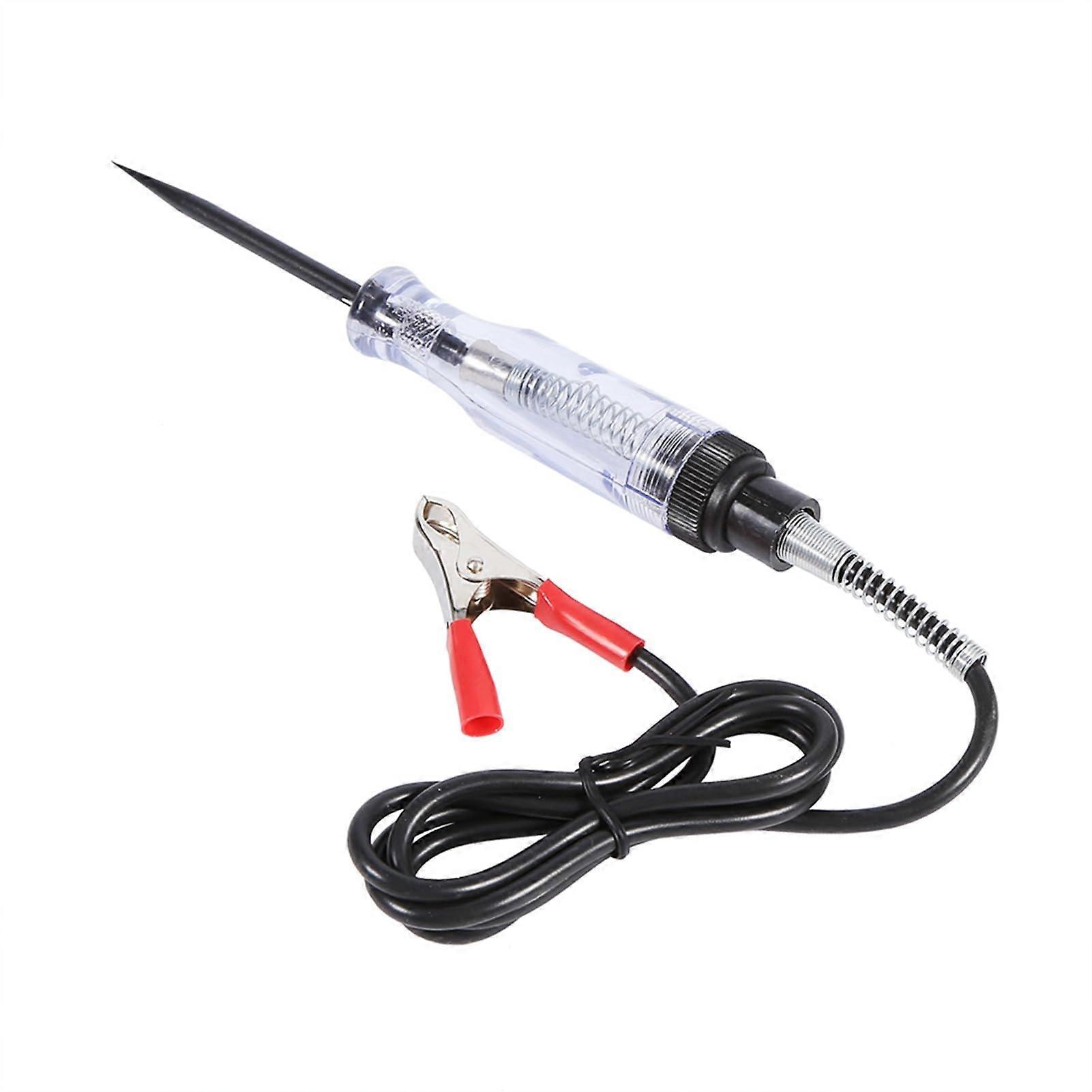 Autospannungstester Voltmeter Multimeter 6V-24V DC Circuit Tester with Steel Probes for Auto Truck Boat Motorcycle Wiring