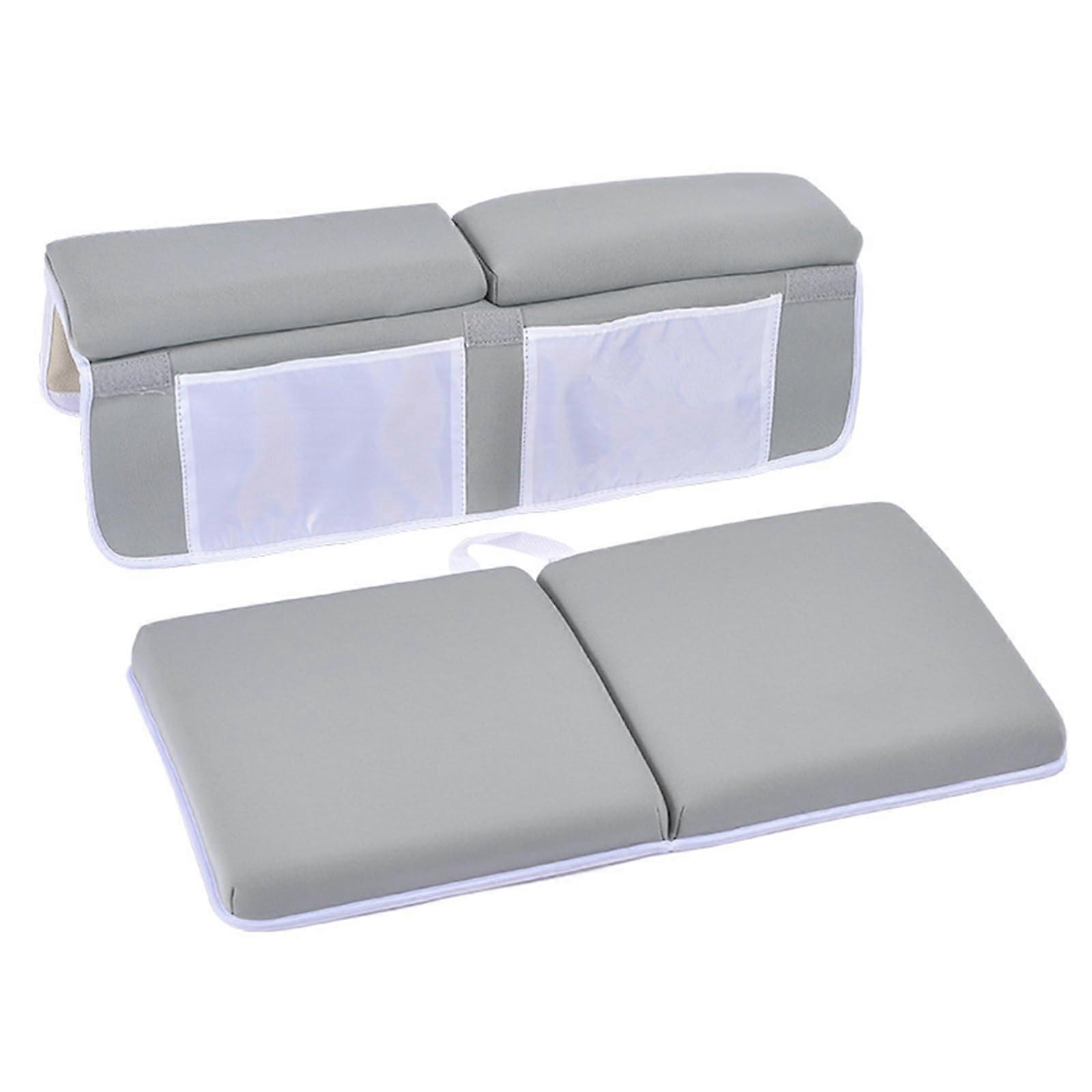 Children's Bath Mat Kneeler and Elbow Pad Set for Baby Bath Time - Elbow Arm Support, Knee Pad, Non-Slip Bath Safety Mat