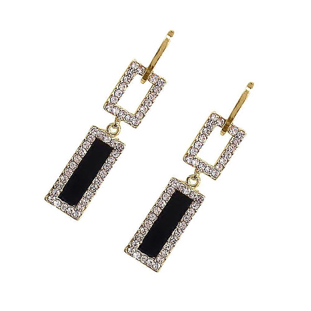 Dangle Drop Earrings Alloy Material For Everyday Wear 1.9 x 4.9 x 0.2cm 1 Pair