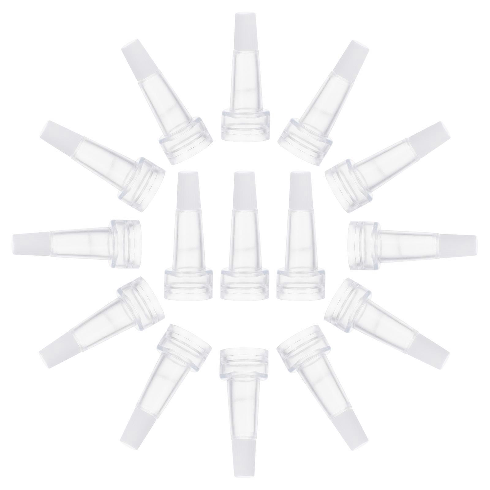 100Pcs Plastic Horn Shape Vial Bottles for Essence Liquid Container