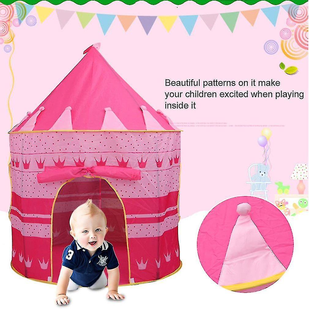 Portable Assembling Play Tent Indoor Outdoor Camping Picnic Use With Carry Bag