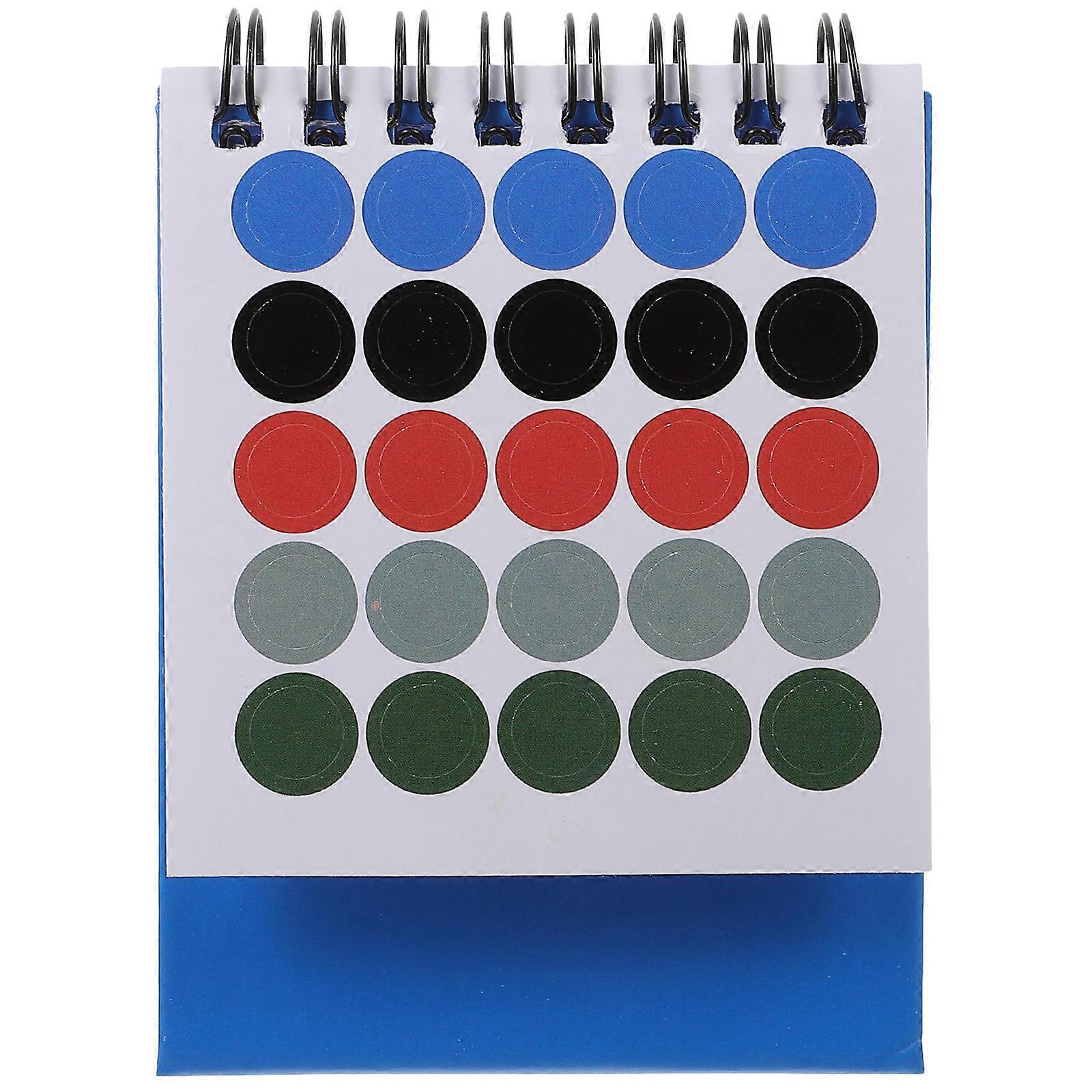 Mini Desktop Calendar 2024 For Office And Home 9.8X7.5X7CM Blue Tracking Important Dates 1Set
