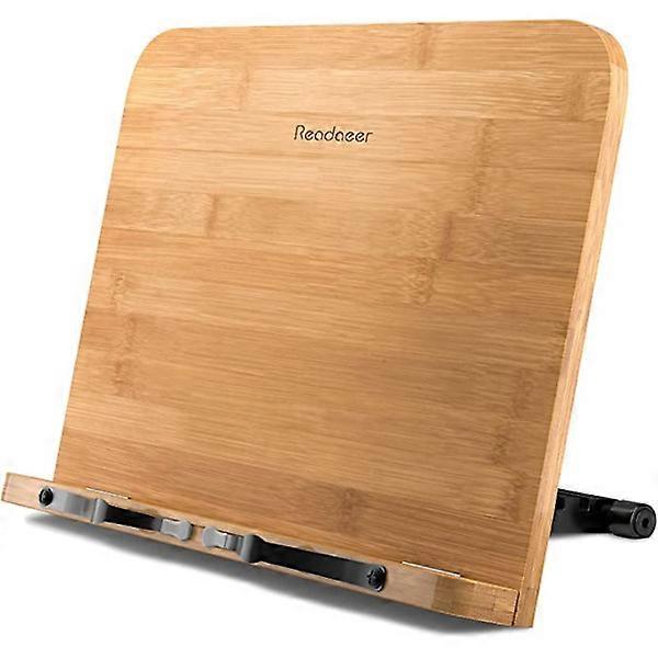 Portable Folding Bamboo Cookbook and Desk Reading Stand