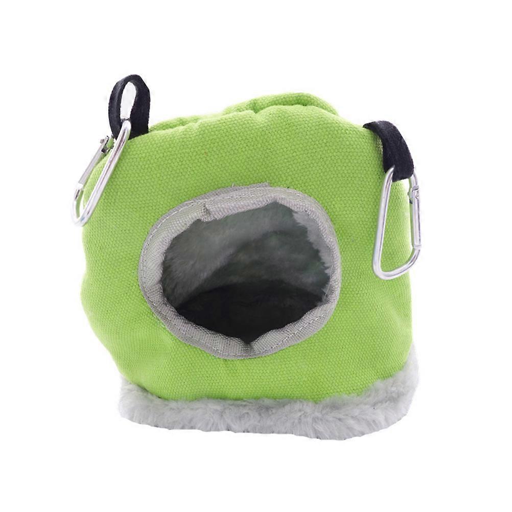 Kuş Yatağı Sıcak Kuş Uyku Kulübesi İç Mekan Dış Mekan Kullanımı Yuvarlak Şekil Peluş 1Pack