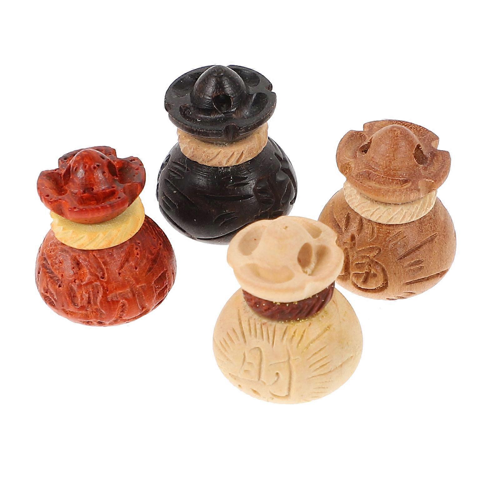 Money Bag Charm for DIY Jewelry Making Such as Necklace Bracelet Keychain Assorted Color Lightweight Safe Material 4 Pieces