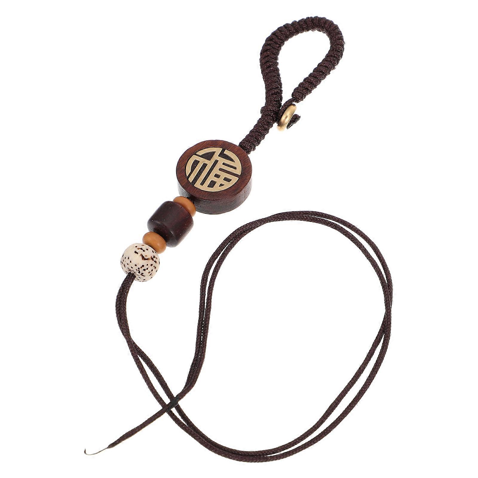 Phone Lanyard Bodhi Style Wrist Decoration For Mobile Phones Assorted Color Multi-Function 1Pc
