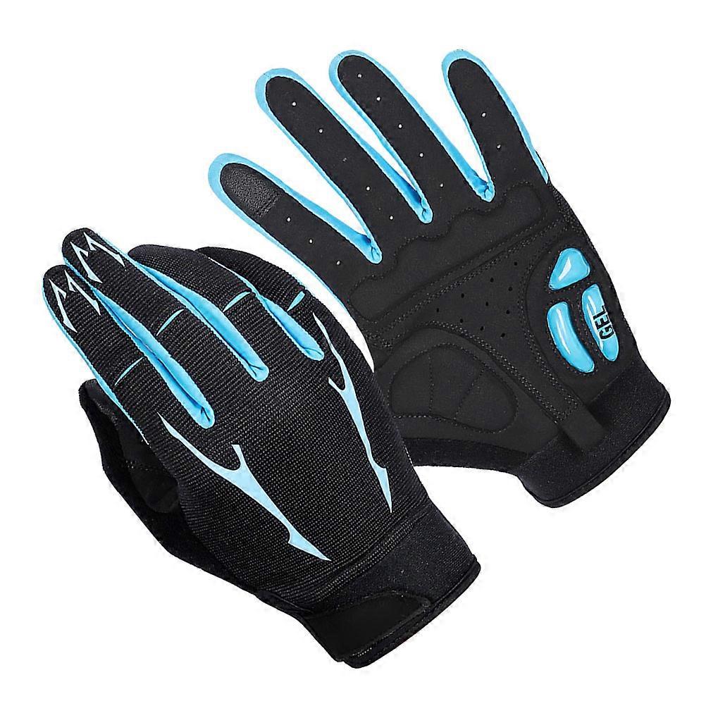 Thickened Riding Gloves Touch Screen Compatible Full Finger Gloves For Men Ideal For Running And Dog Walking 1 Pair