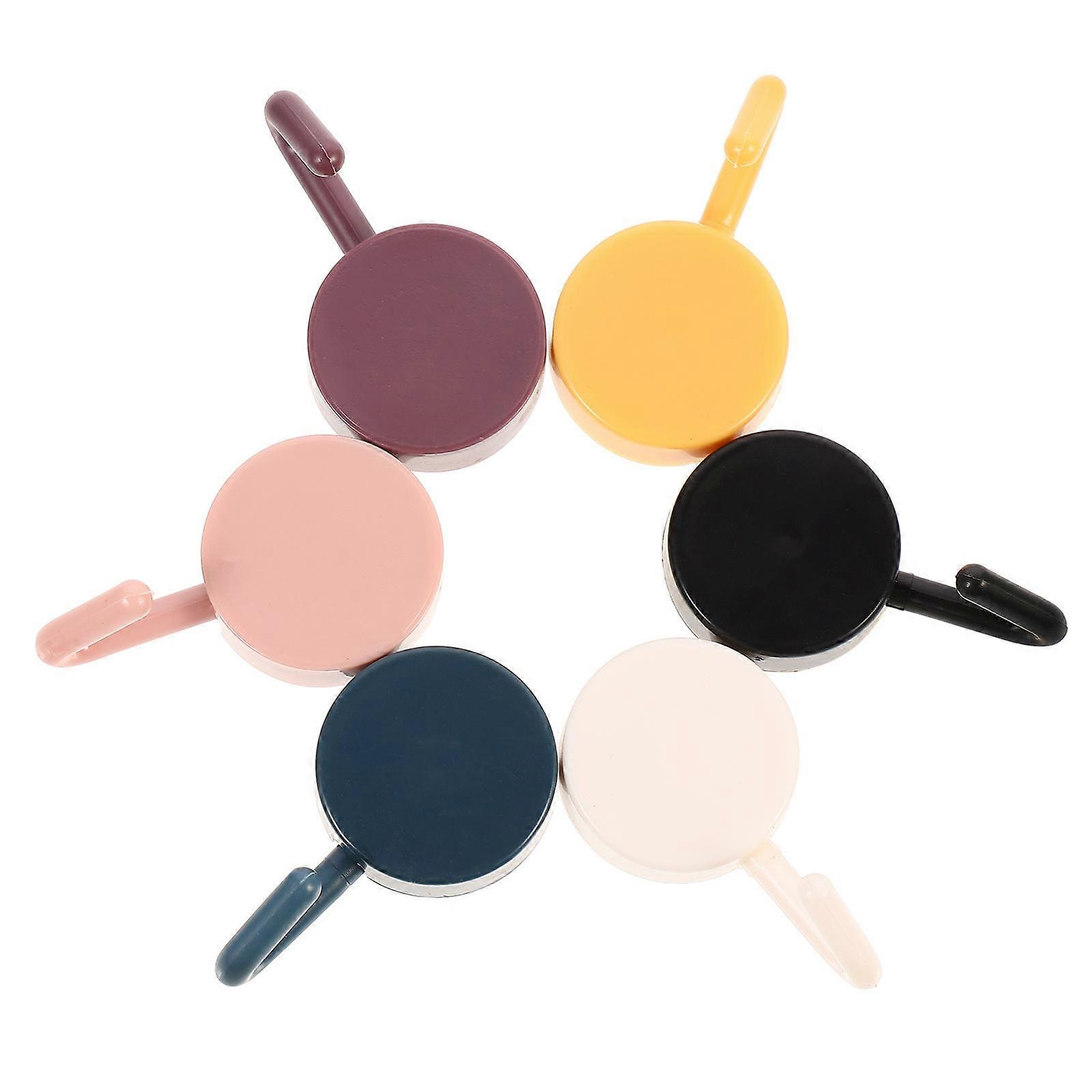30Pcs Multipurpose Adhesive Bathroom Hooks Ideal For Kitchen And Home Decoration Assorted Color Hanging