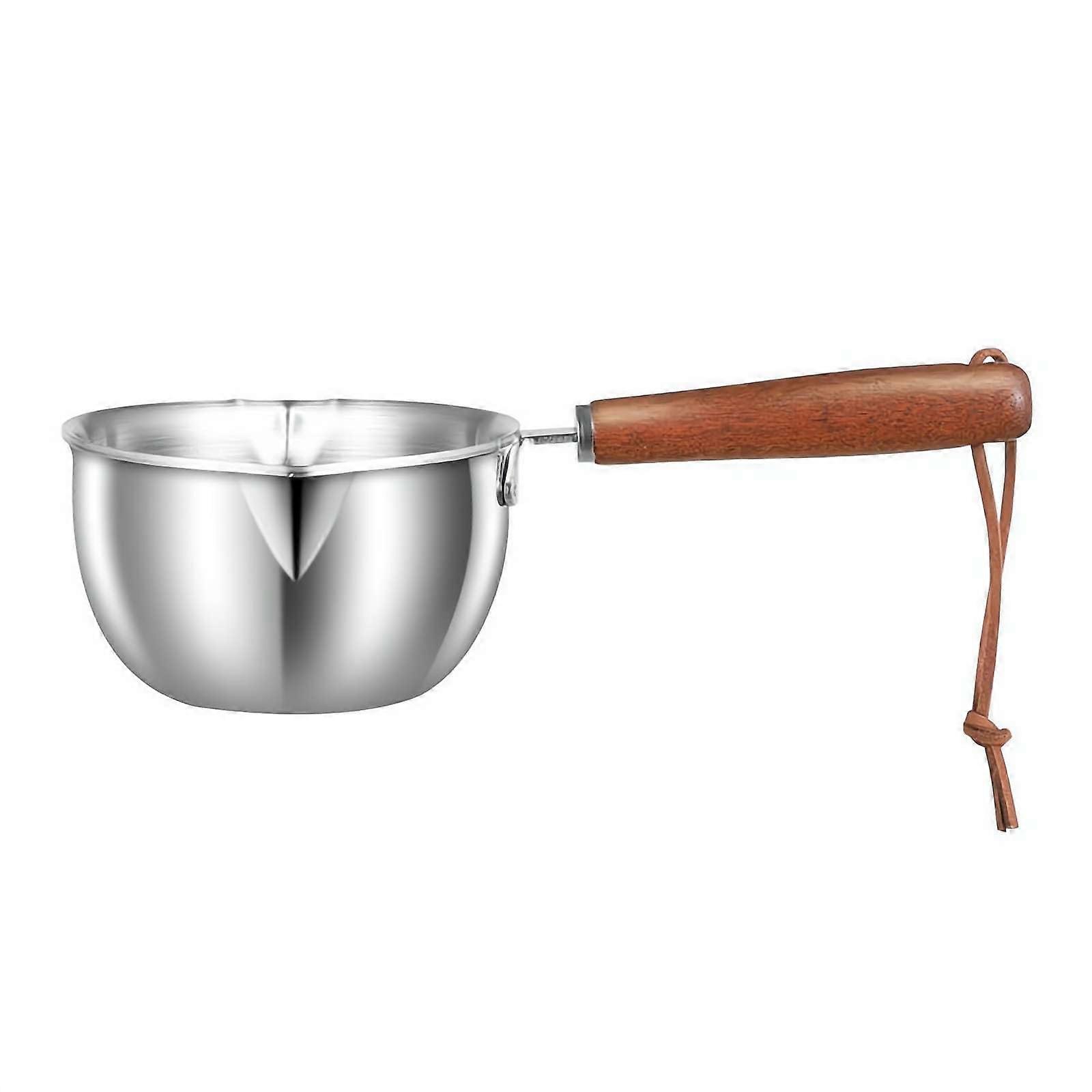 Mini Sauce Pan, Milk Warmer, Chocolate Melting Pot, Butter Warmer, Stainless Steel, 500ml