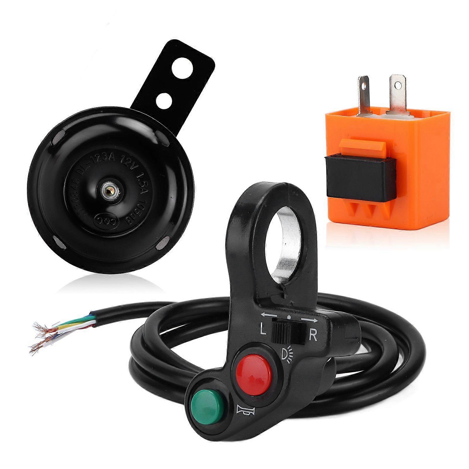 7/8in motorcycle handlebar switch replacement with turn signals