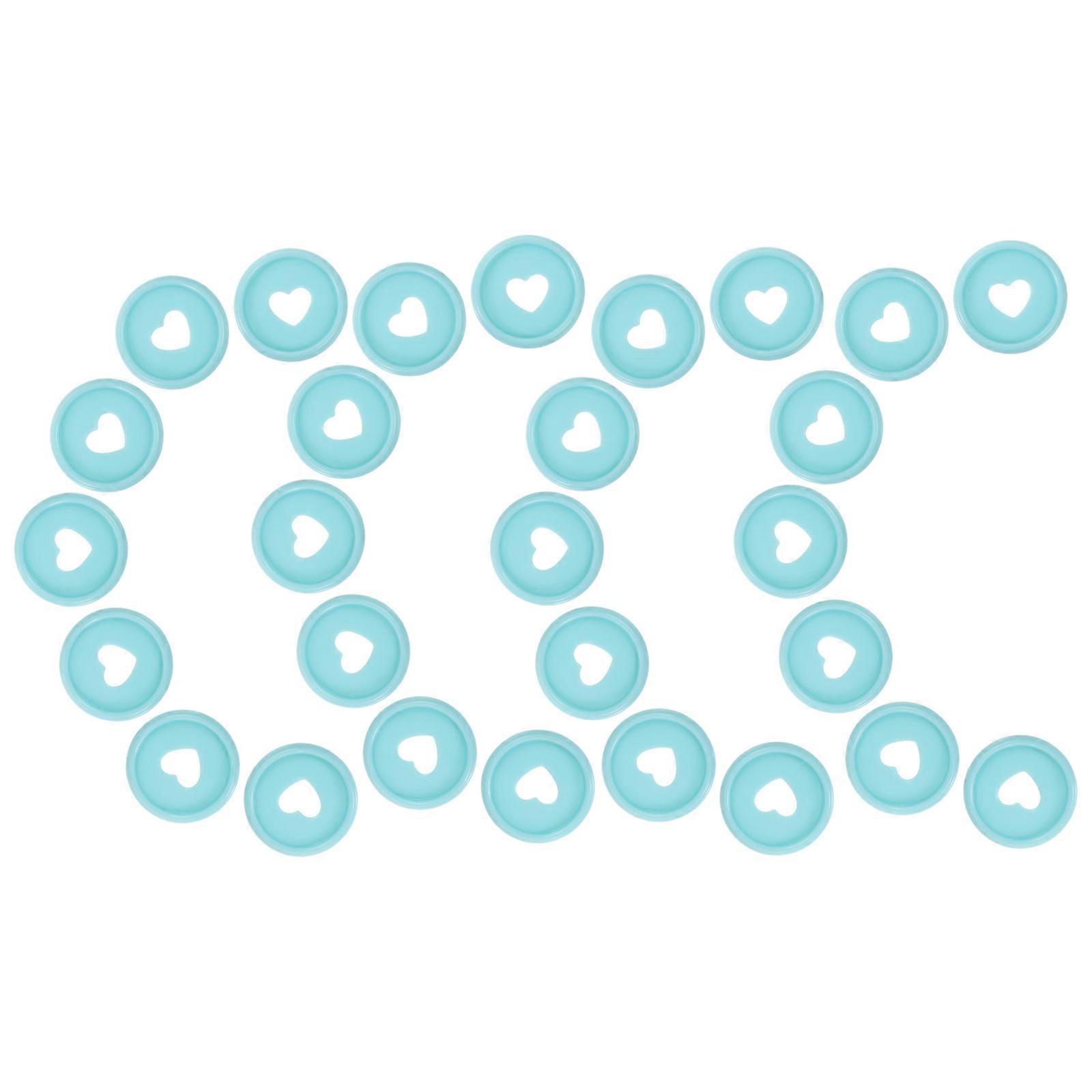 50Pcs Binder Discs for Notebook Planners and Loose Leaf Binding