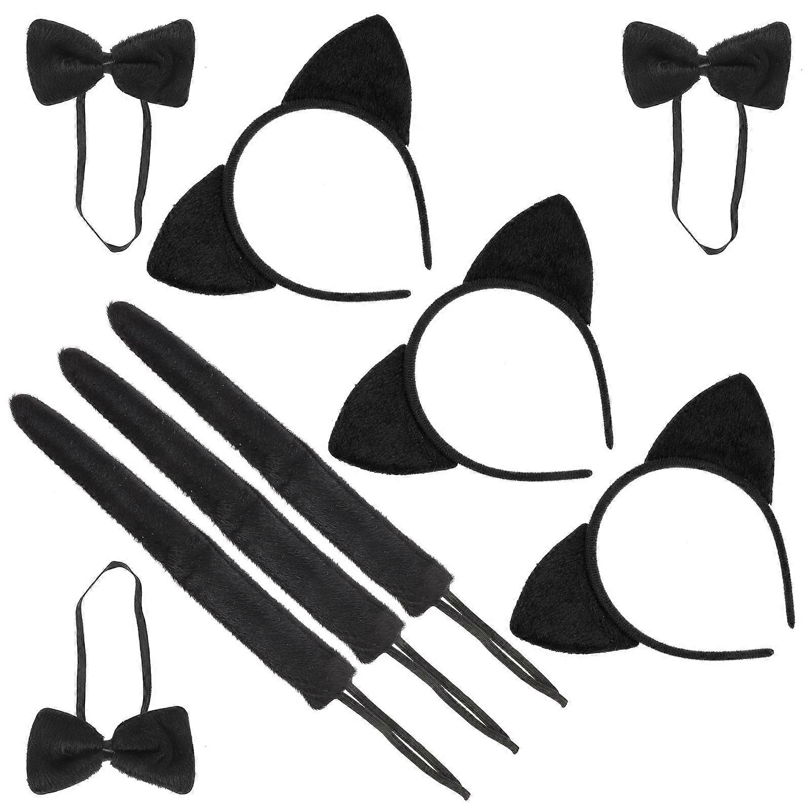 Versatile Animal-Themed Cosplay Set Featuring Cat Ears for All Ages