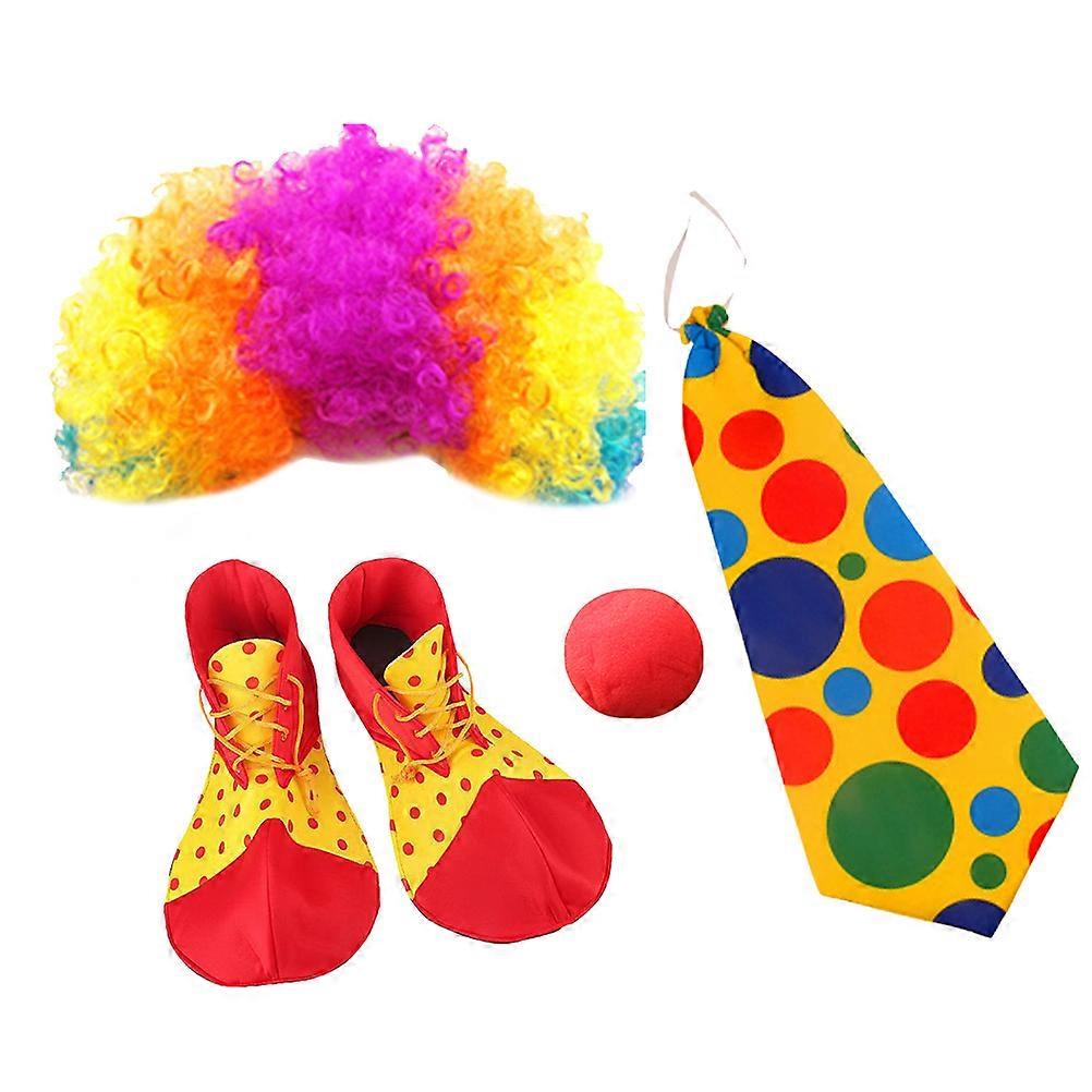 Clown Nose 1Set Foam Assorted Color for Cosplay Perfect Clown Completion