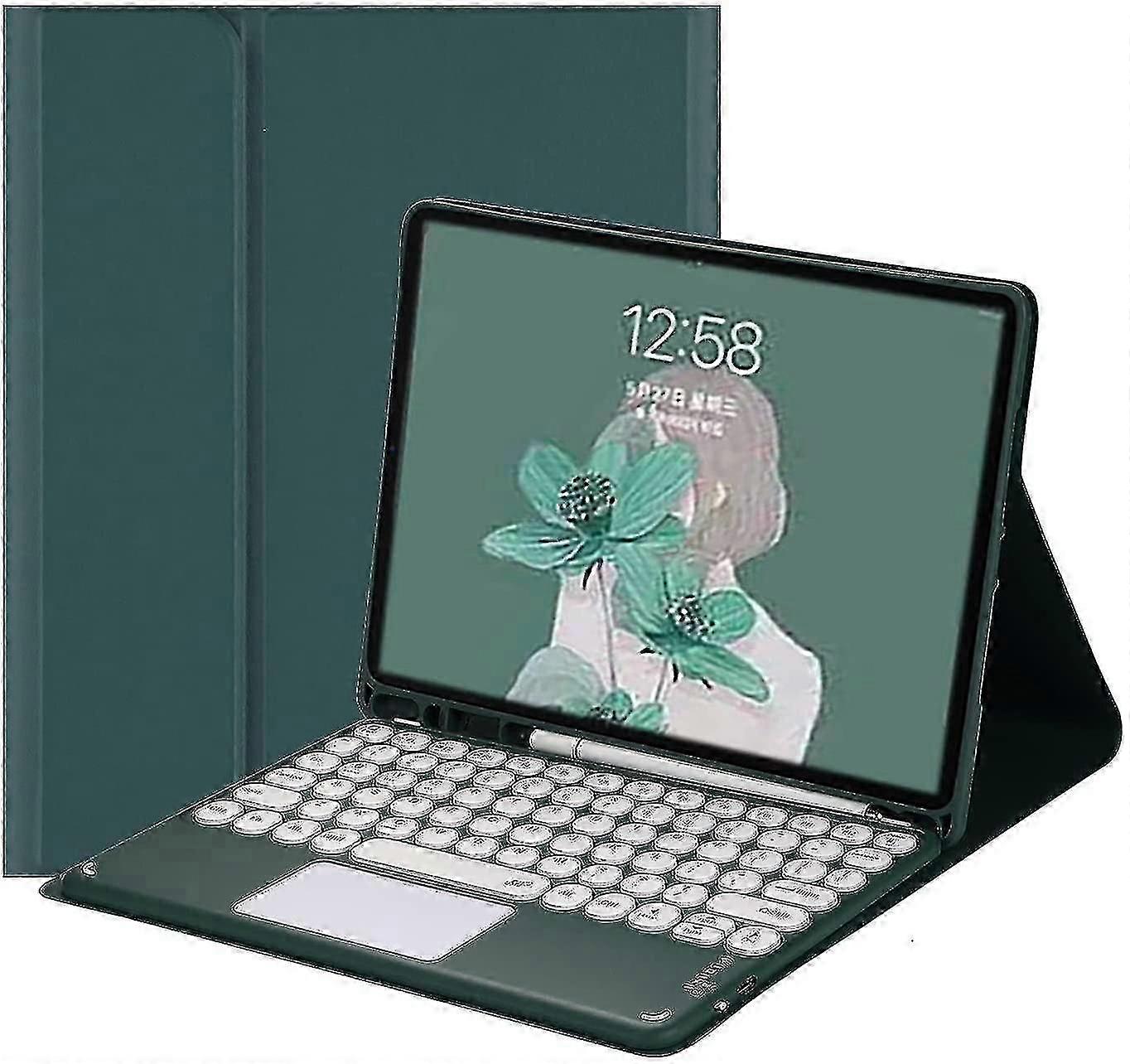 Funda con teclado Bluetooth desmontable para iPad 7ª-9ª generación y Air 3