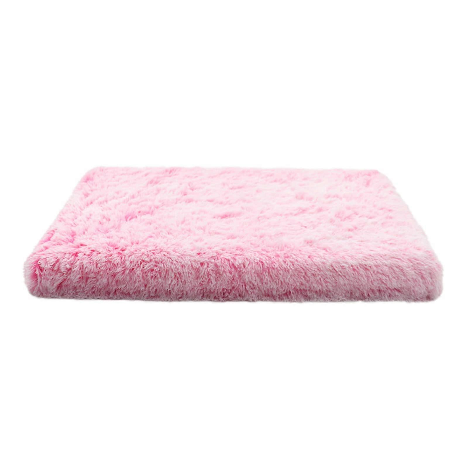 Square Long Plush Warm Dog Bed With Mats Washable Cover Sofa Bed Pet Kennel