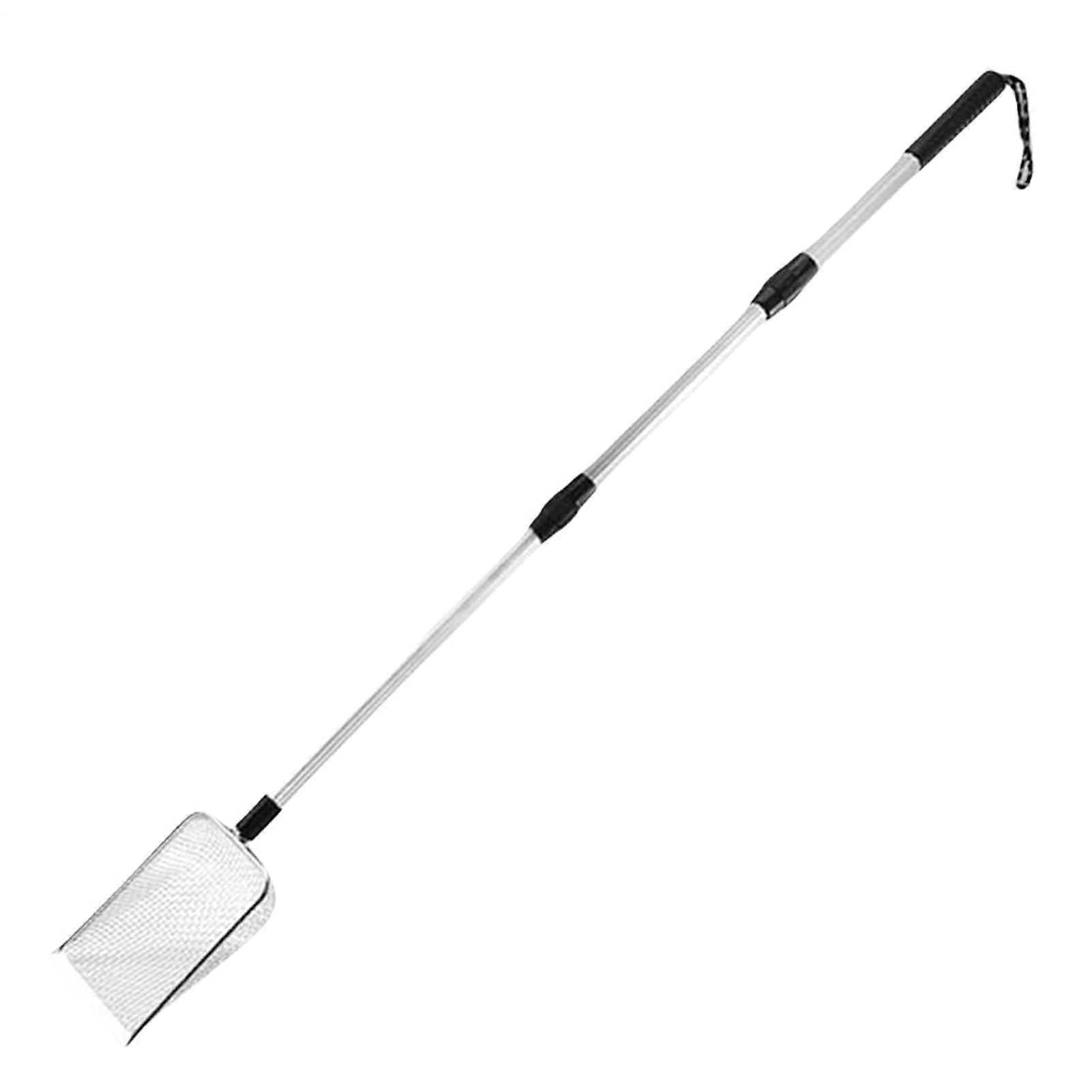 Strandsandsieb - Adjustable Long Handle Shark Metal Sand Scoop for Beach Treasure Hunting and Stone Collecting