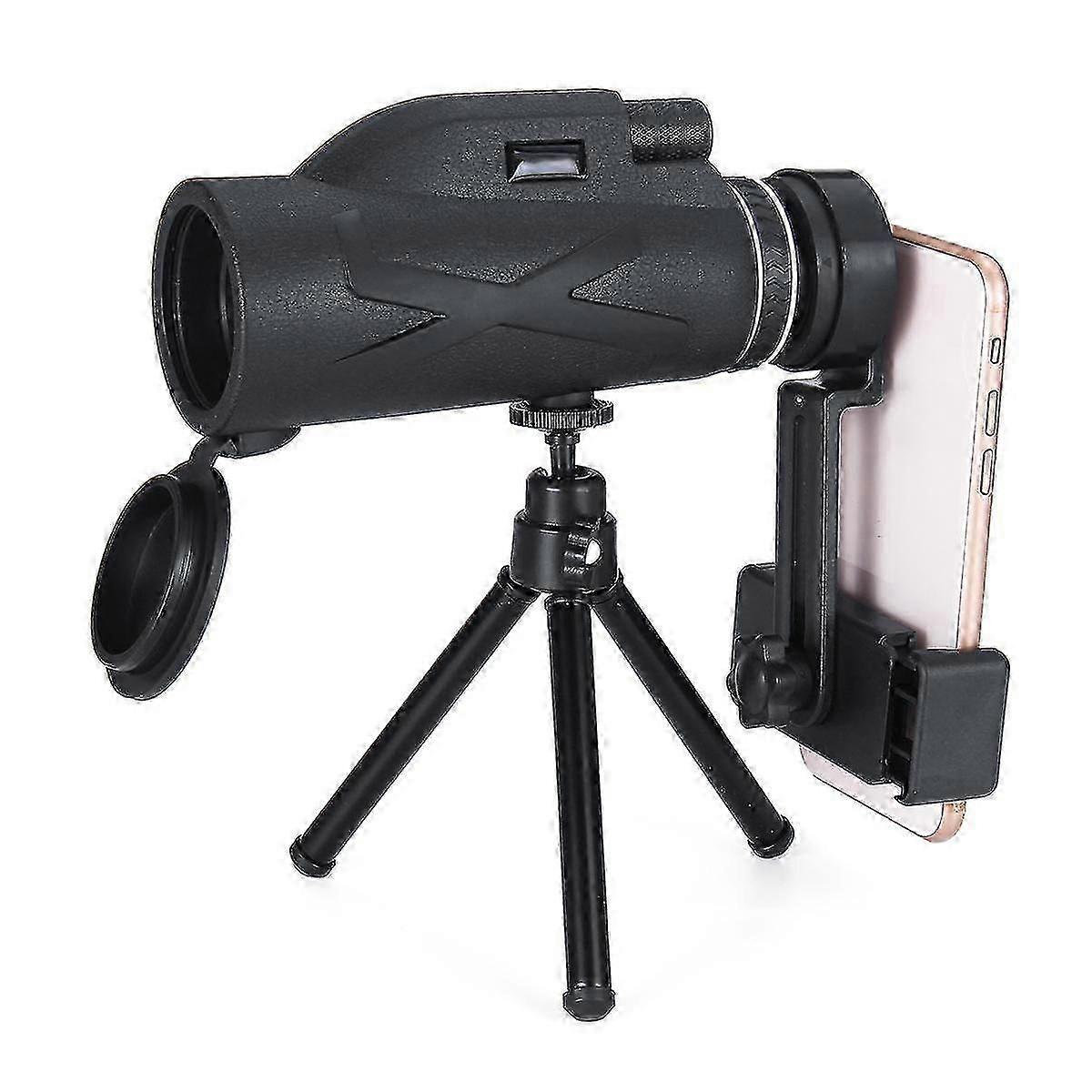 80x100 Magnification Portable Monocular Telescope Powerful Binoculars Zoom Great Handheld Telescope