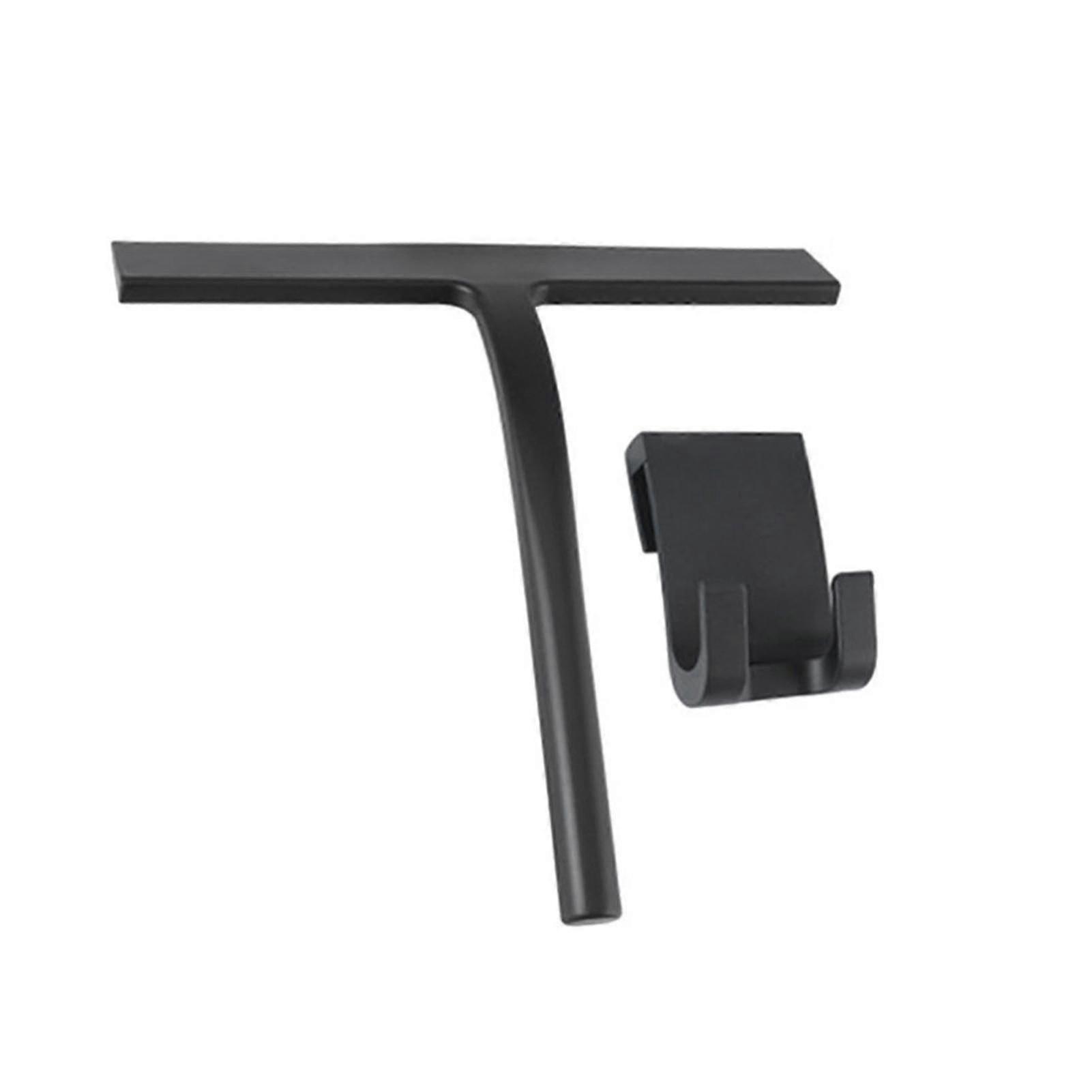 1 ensemble Douche Squeegee avec Hanger Handle Design Nettoyage Verre Nettoyer Scraper Lave-glace Lave-glace Fournitures Ménagers