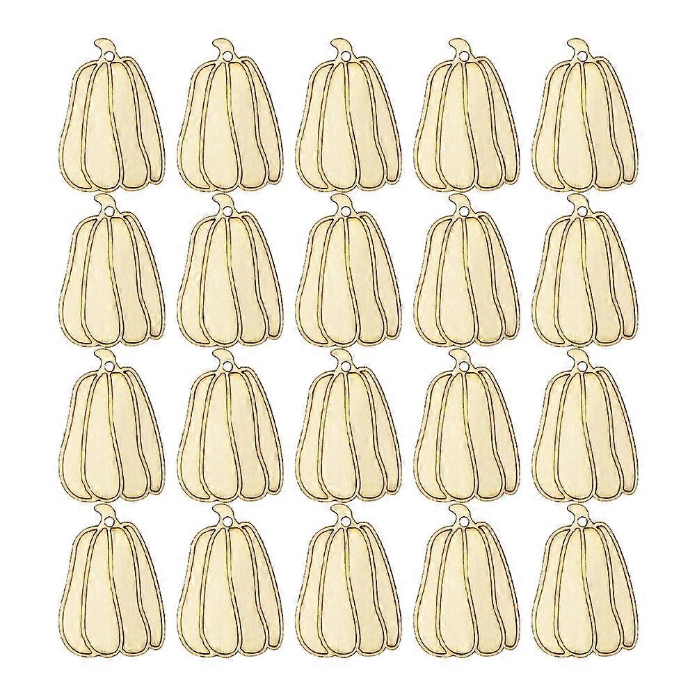 Halloween Wooden Pumpkin Slices DIY Graffiti Wood Chips with Hemp Rope for Creative Party Autumn Decor Crafts