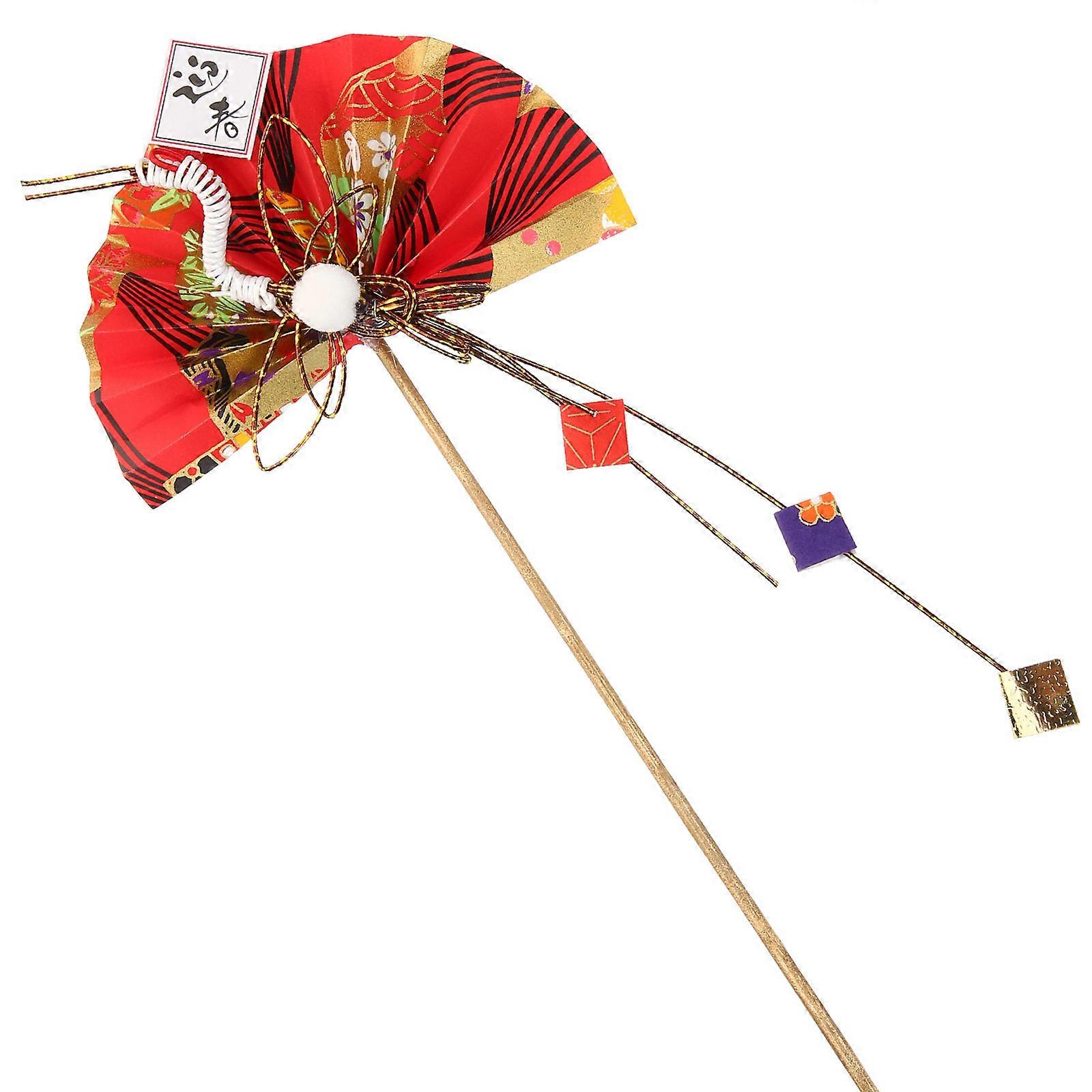 Japanese Style Flower Arrangement Decorative Accessory For Users Who Need Decoration 40.5x9.5cm Multi Color 1Pack
