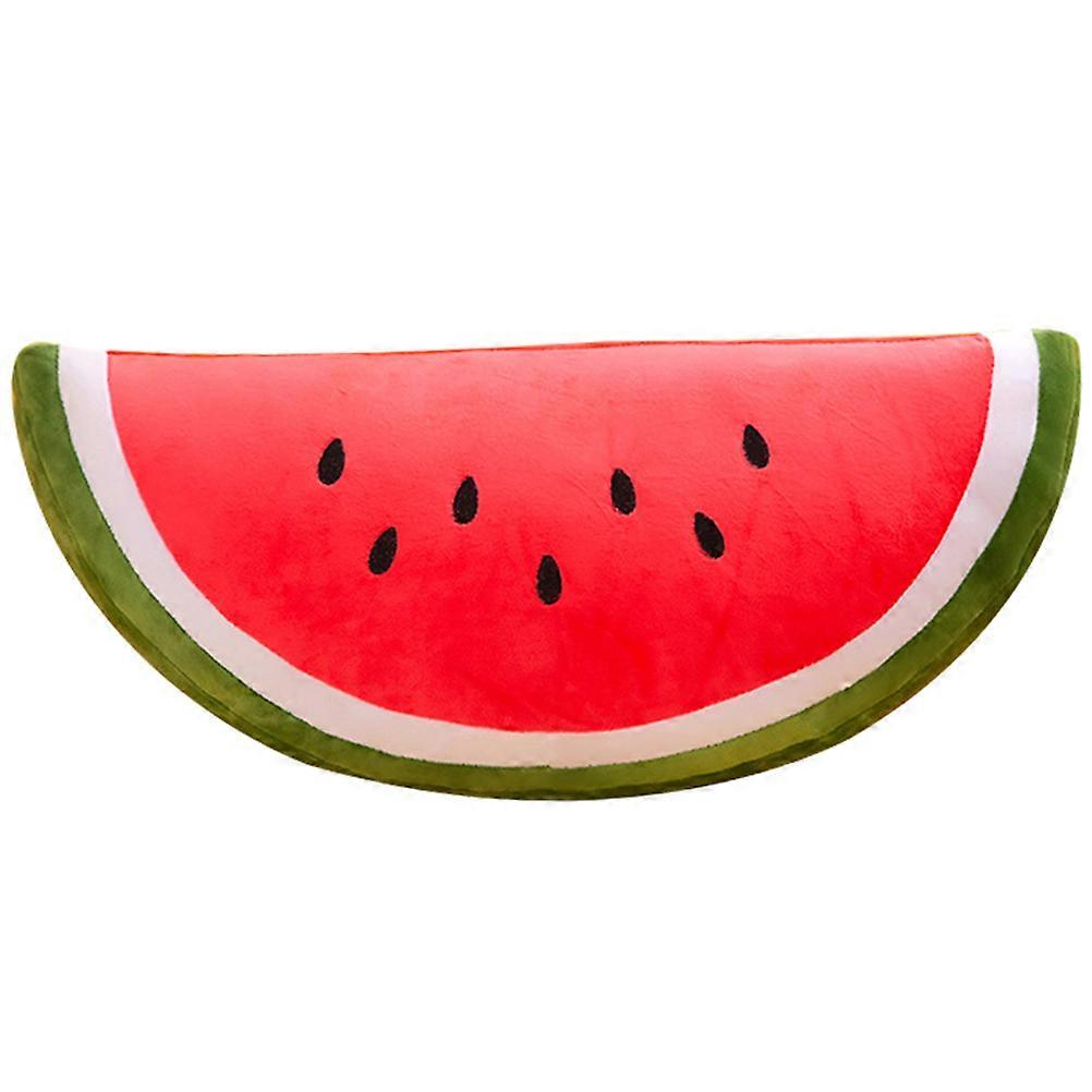 Cute Watermelon Plush Stuffed Pillow Soft Snuggle Cushion for Kids Home Office Decor