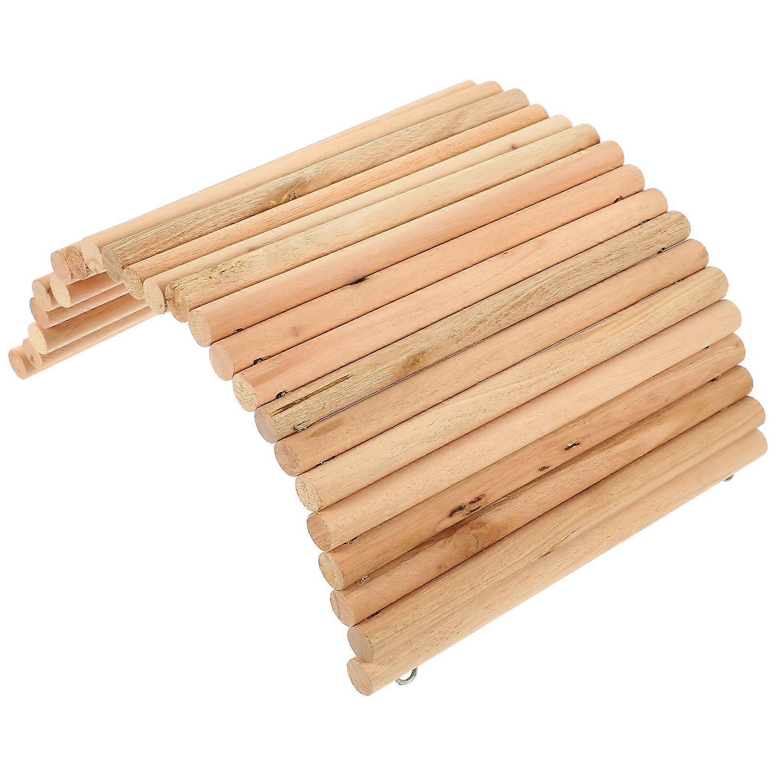 Hamster Hideout Guinea Pig Hideout Hamster Bridge Toy Rat Tunnel Toy Wood Bridge