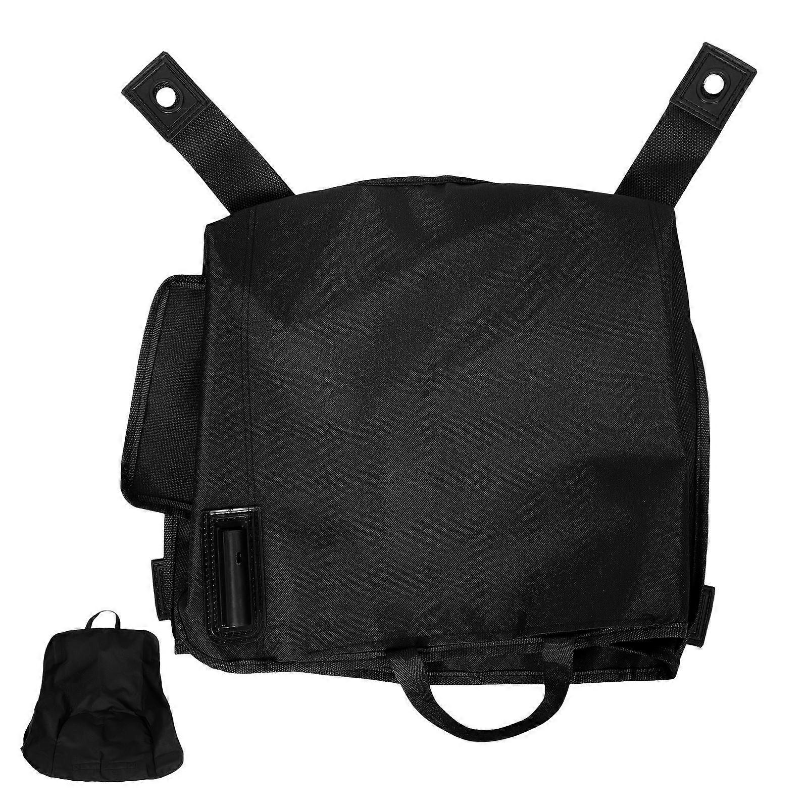 Foldable Chair Seat Cloth Replacement For Fishing Enthusiasts In Black With Comfortable Material 1Pack