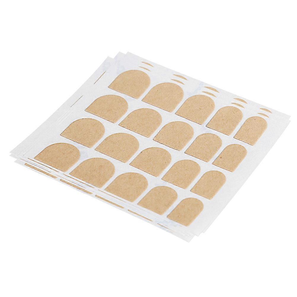 Adhesive Nail Tabs 50 Sheets Temporary Application For False Nails Home Use Yellow 50Pack