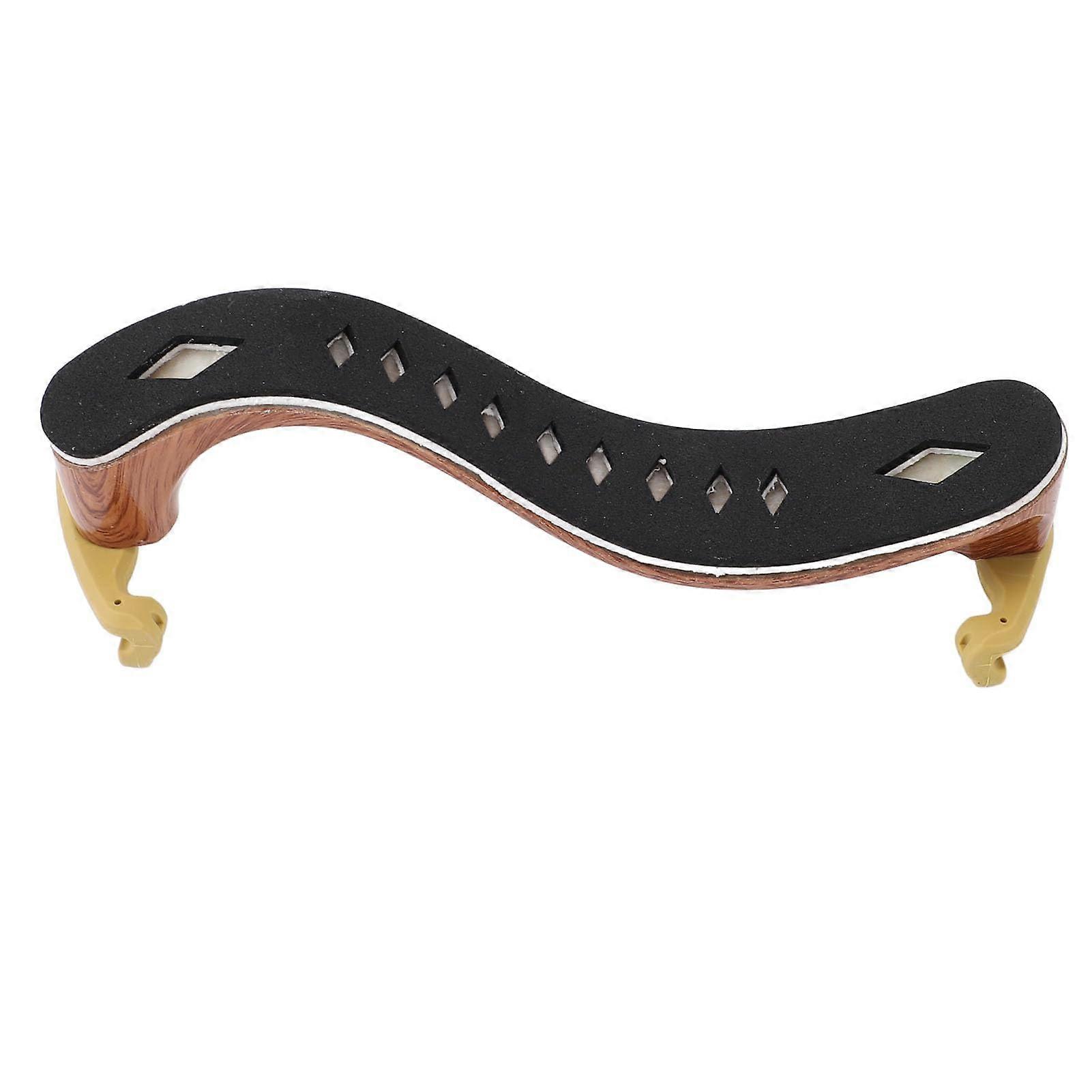 Adjustable Shoulder Rest, NonSlip ABS Rubber Feet, Violin Support Cushion, Lightweight, Comfortable for Performance (3/44/4)