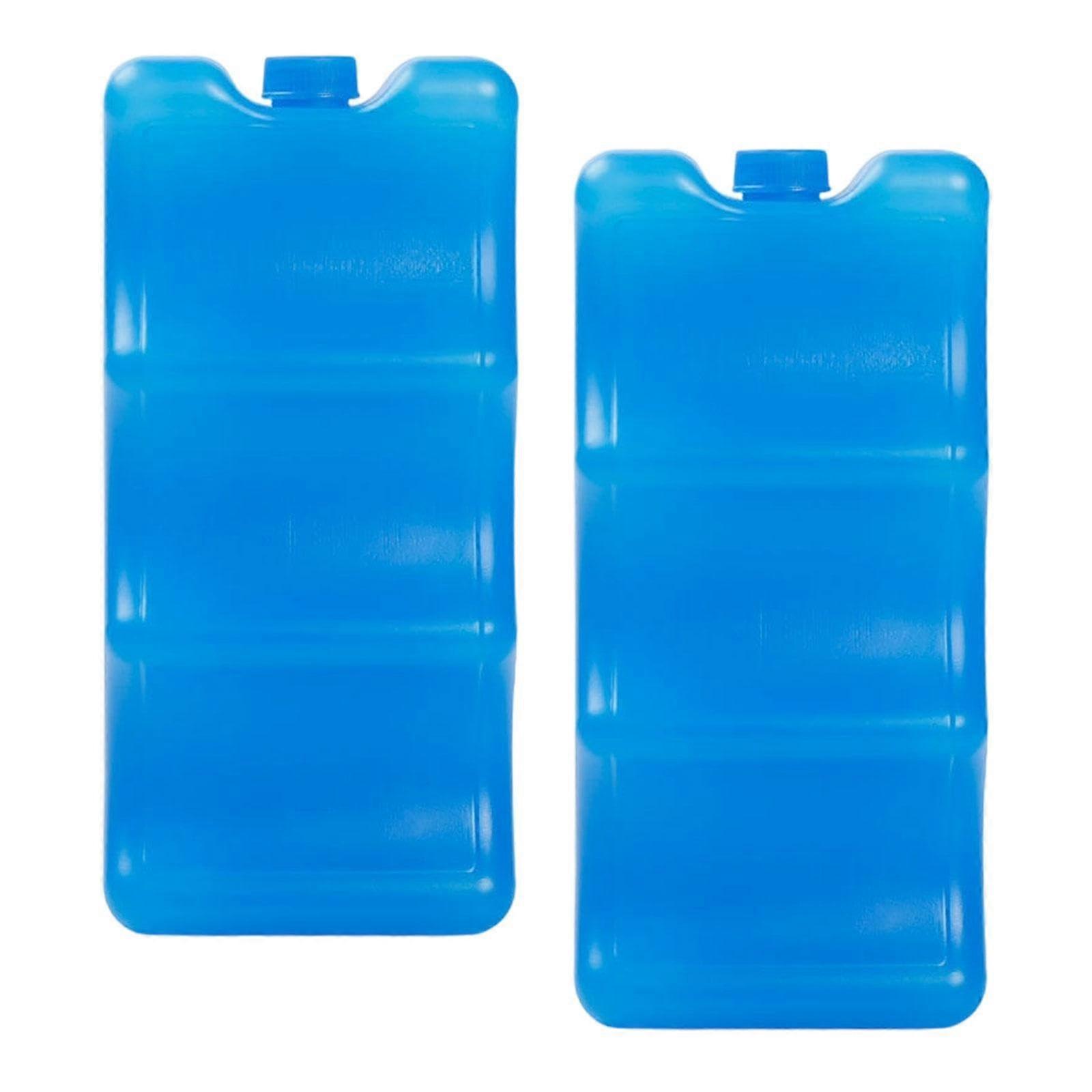 2 Pack Ice Packs for Coolers, Portable Leak-Proof Lunch Box Ice Blocks for Beach Trips and Fishing, Durable and Versatile