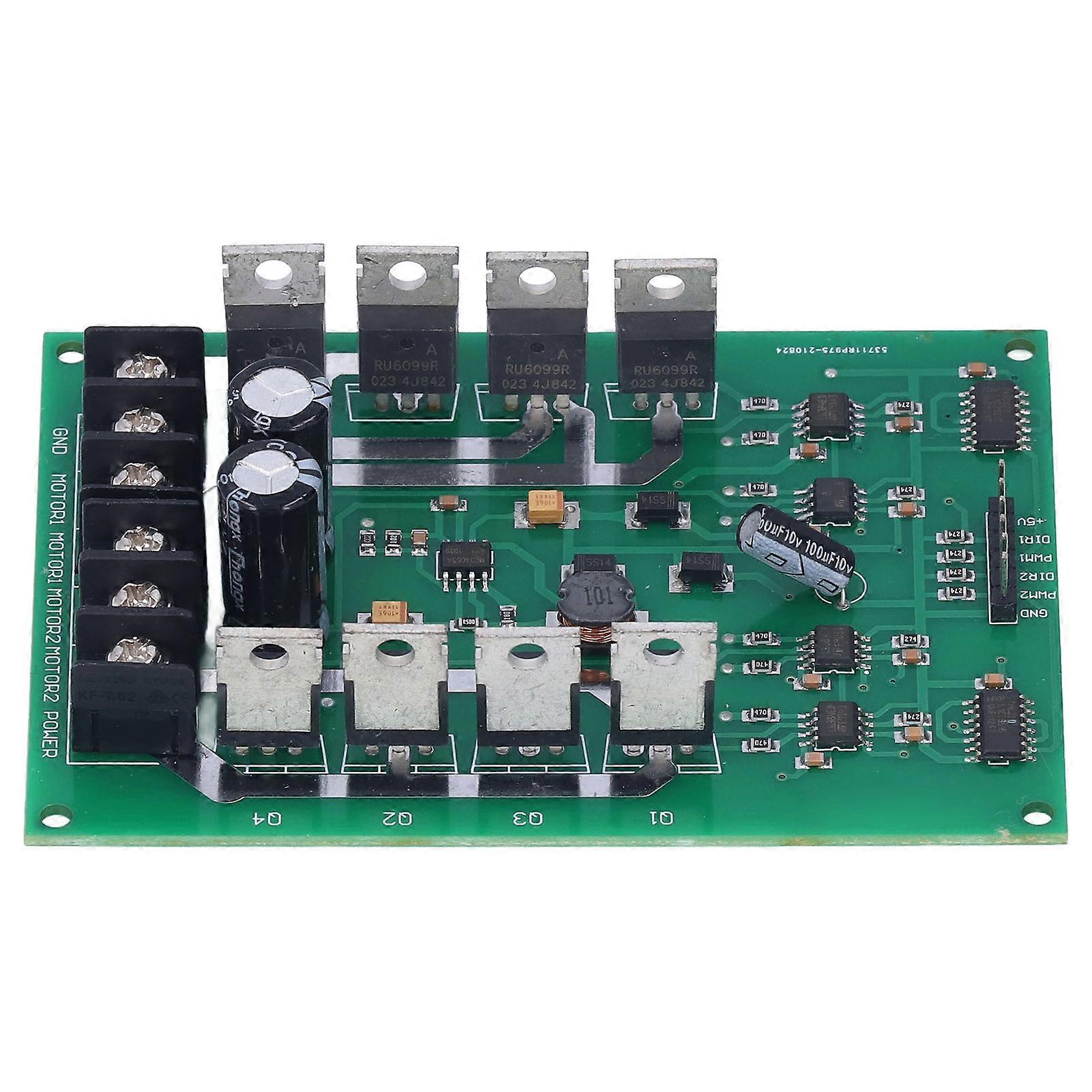 Dual Motor Driver Module High Power H Bridge DC Motor Controller Board with Braking Function