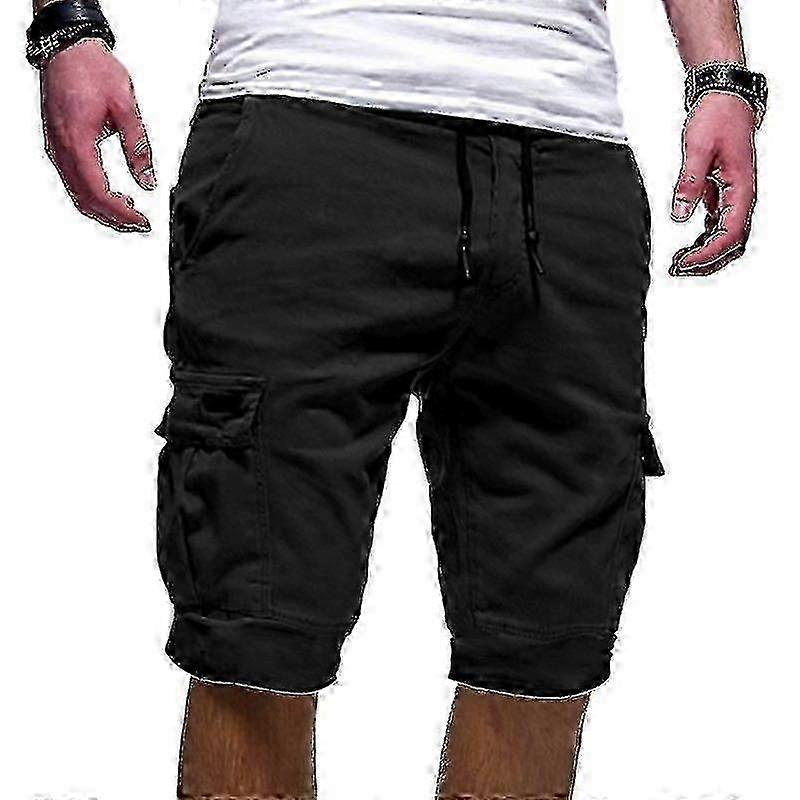 Comfortable jogger shorts for men with side pockets