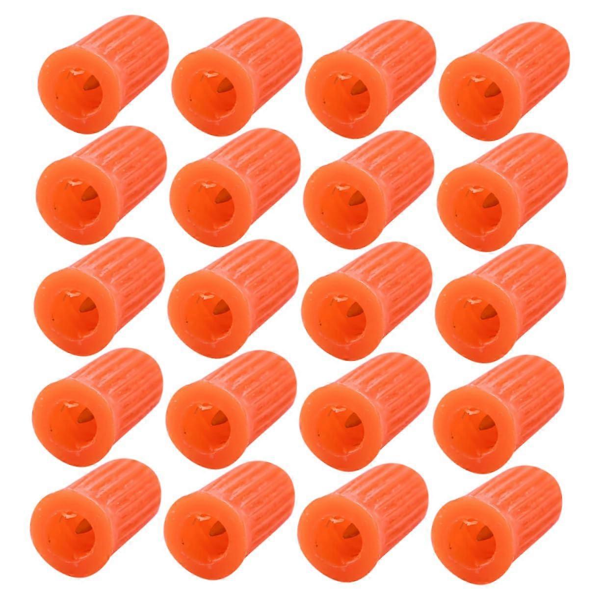 20pcs Eyelash Adhesive Glue Nozzles Replacement Caps for Professional Salon Use, Compatible with Various Glue Bottles