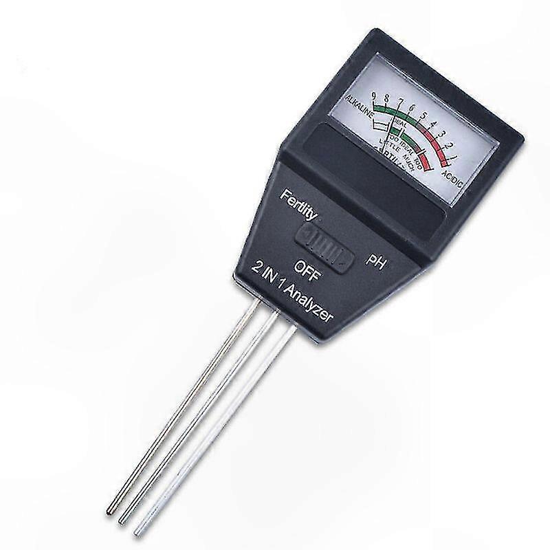 Soil Moisture and pH Tester, Portable 2-in-1 Soil Fertility Testing Tool for Plants, Flowers, Vegetables, and Gardens