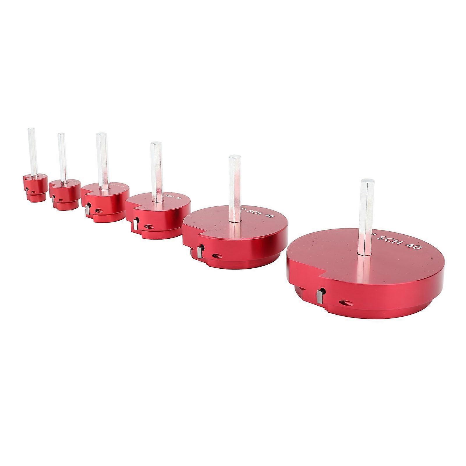 PVC Pipe Reamer Tool Kit for PPRK6 Plastic Adjustment 6Piece Set for Standard /2 I Drill Bits