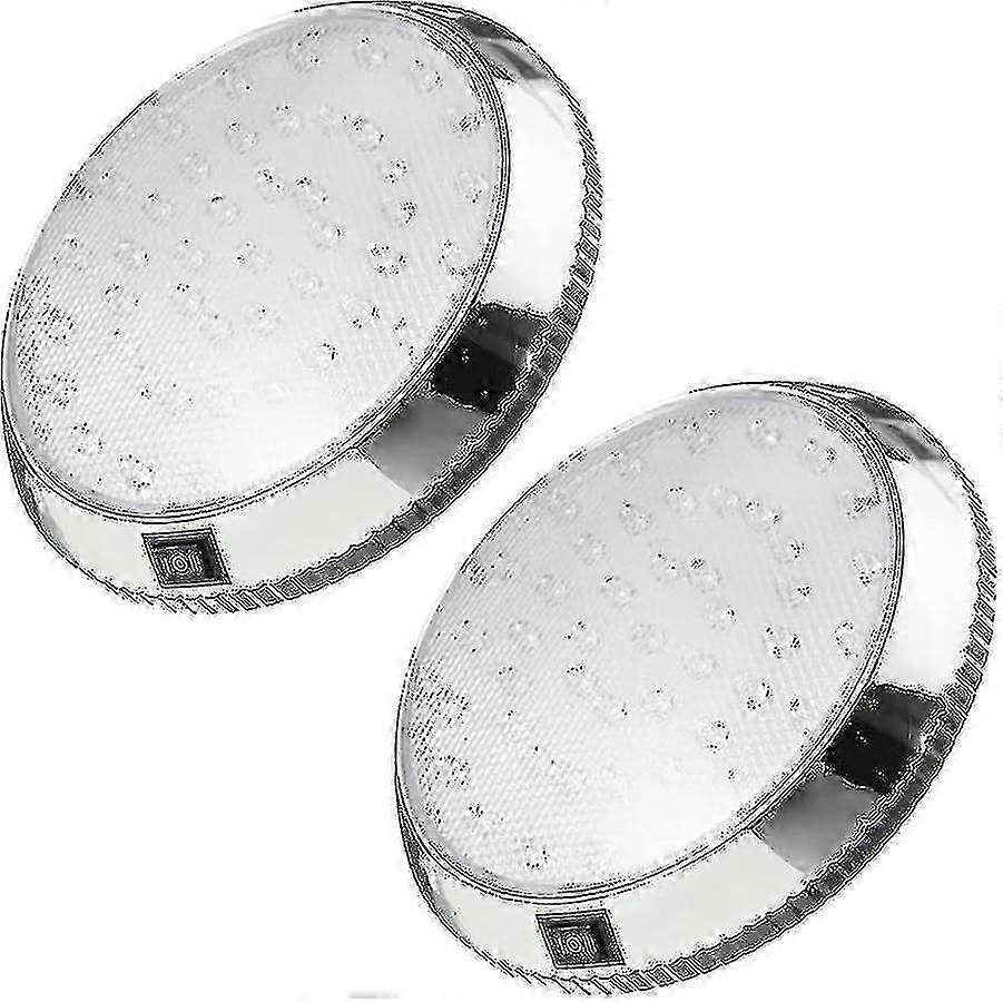 Dome ceiling light for caravan interior with energy-efficient 12V LEDs