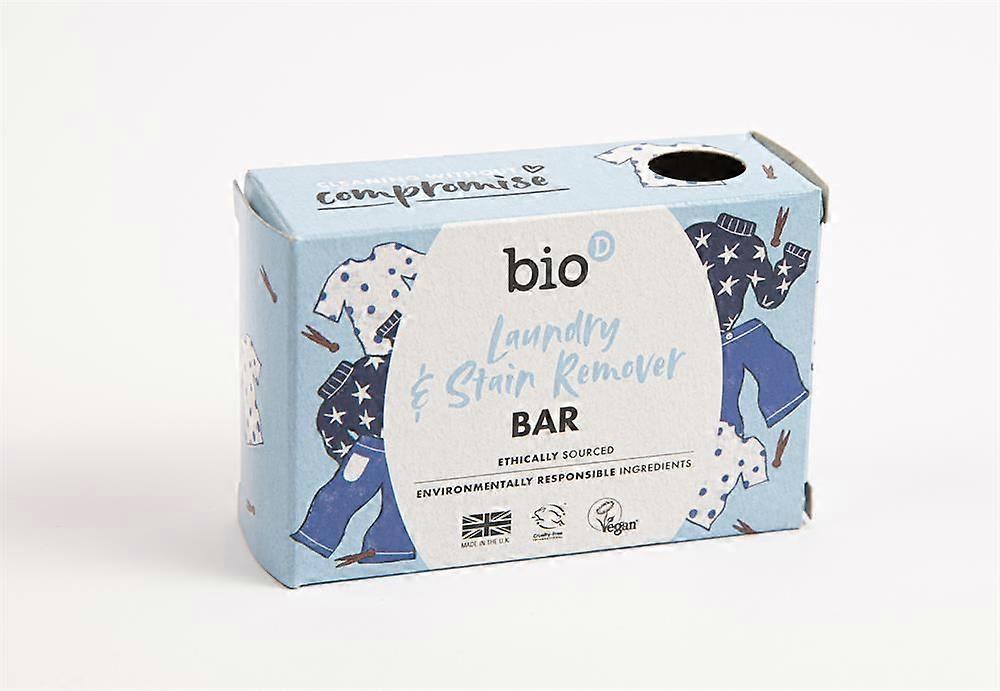 Bio-D Boxed Laundry and Stain Remover Bar 90g - 2 Pack