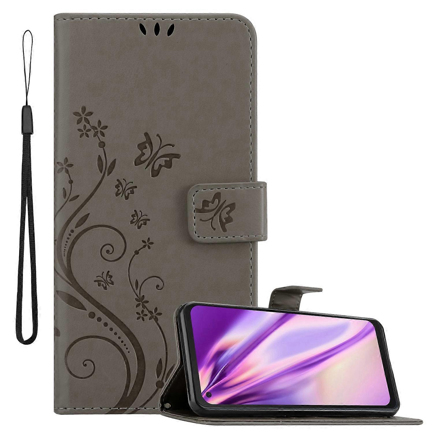 Samsung Galaxy XCover PRO Protective Case - with Floral Print and Card Slot