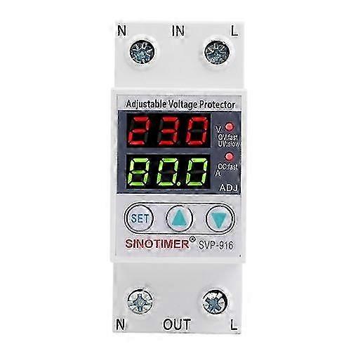 SINOTIMER SVP-916 Adjustable Self-resetting Over-voltage Under-volt...