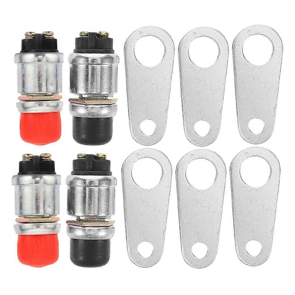Push Button Ignition Start Switch For Car And Truck Drivers Assorted Color 4Set
