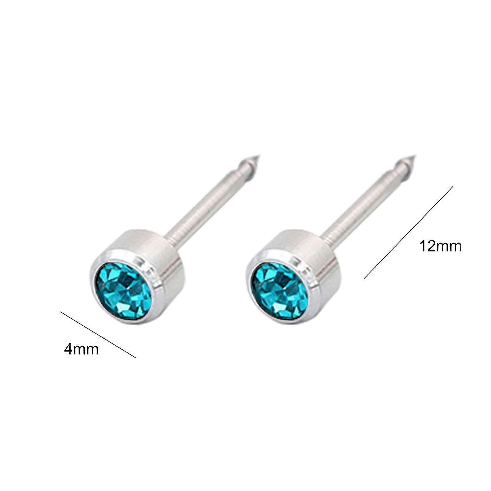 Self Ear Piercing Tool White Self Piercing Kit Disposable Ear Piercer with Ear Studs