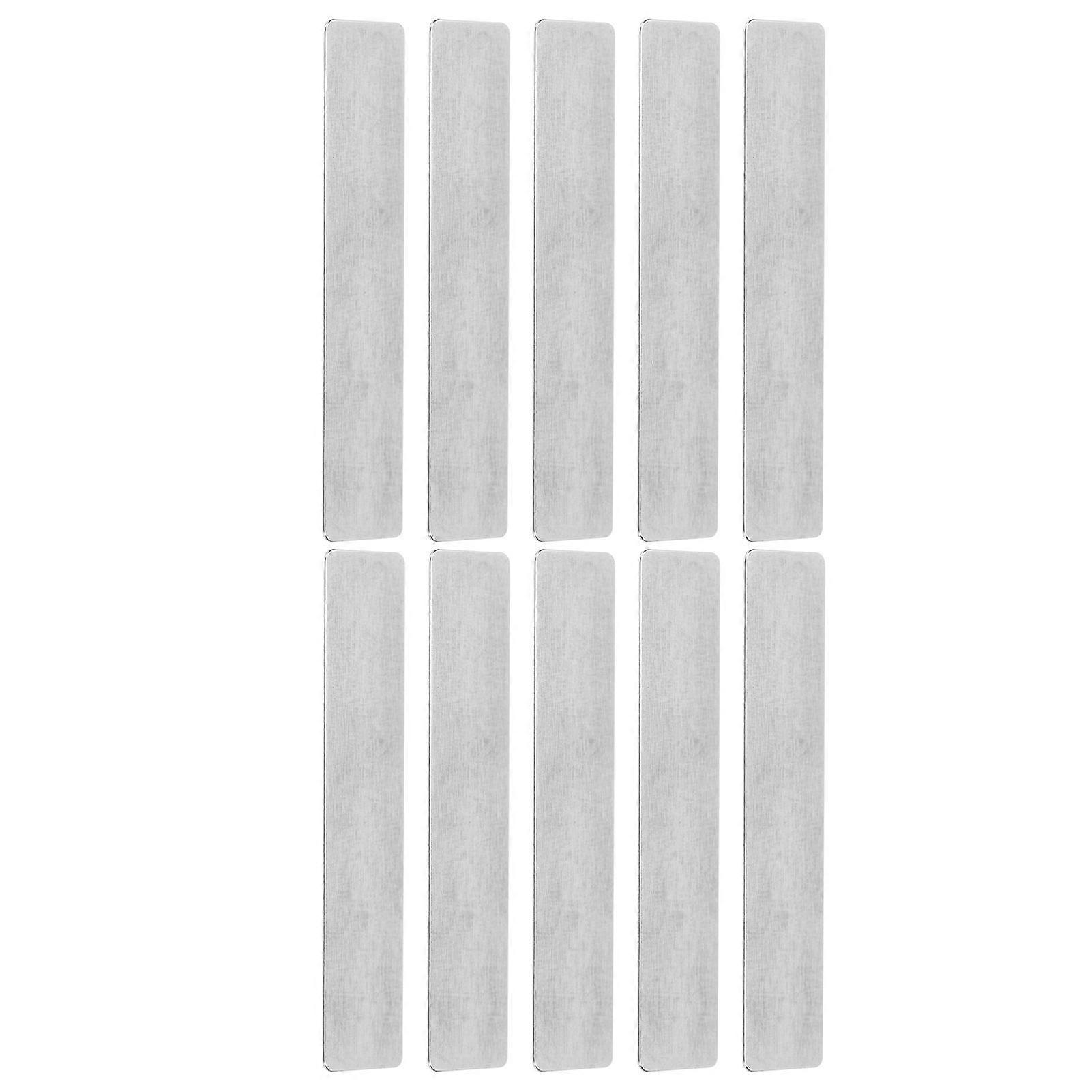 10Pcs Air Compressor Valve Plate Cast Iron Rectangular Pump Accessories for 51mm Cylinder